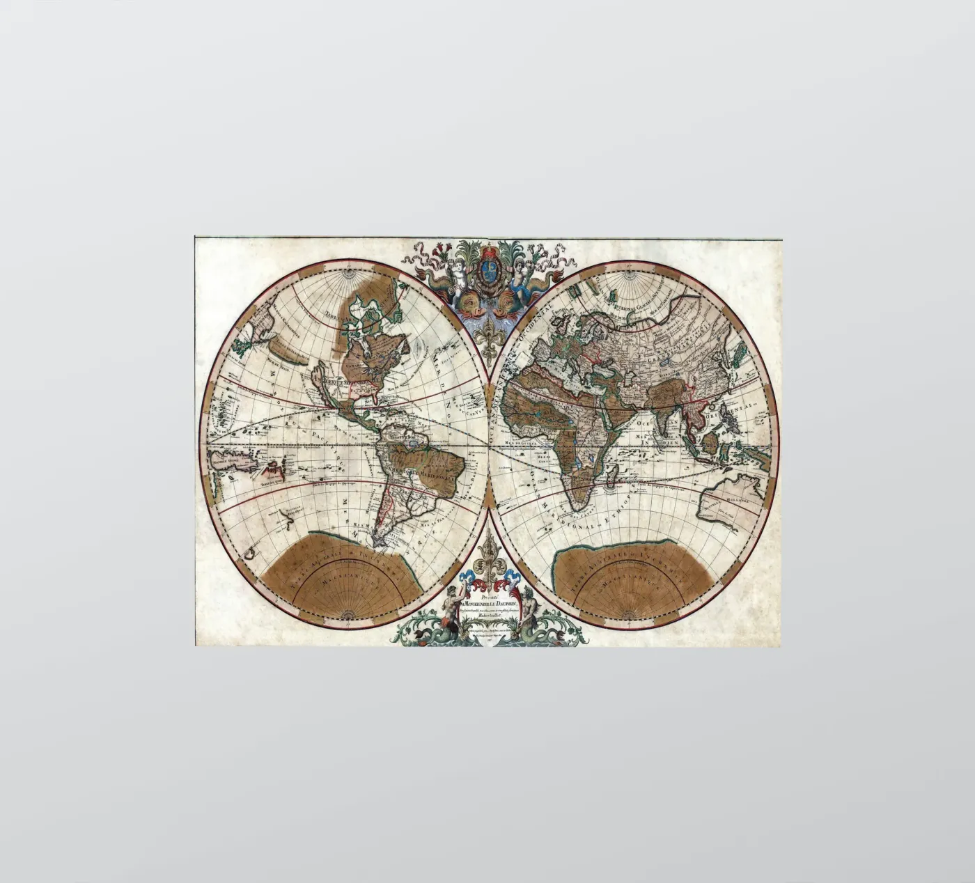 old world map Sticker von 100 Historical Maps