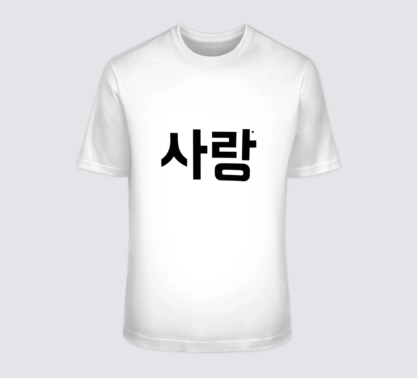 사랑 t-shirt da typolover