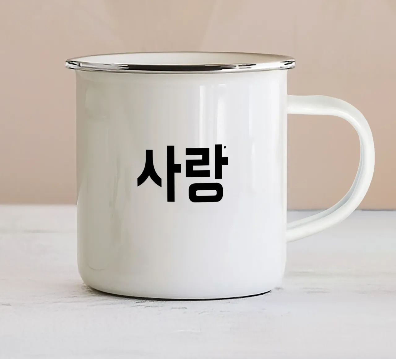 사랑 tazza in smalto da typolover