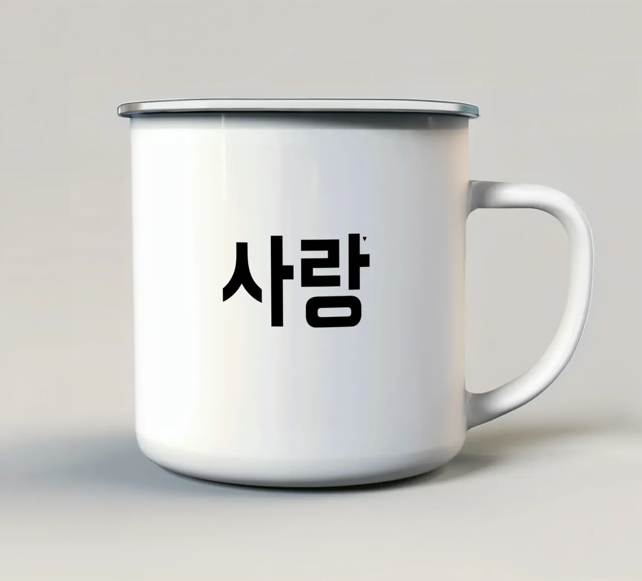 사랑 tazza in smalto da typolover