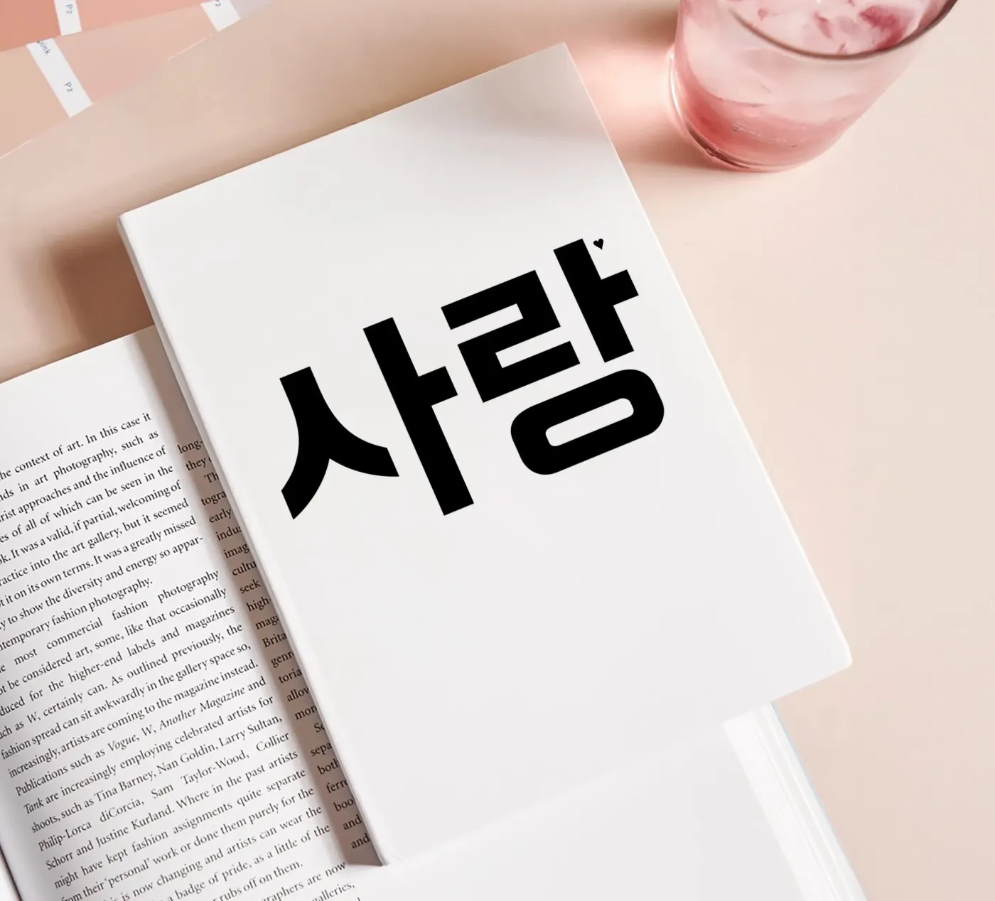 사랑 notebook by typolover