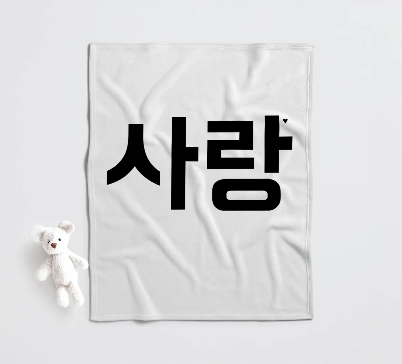 사랑 fleecedeken van typolover