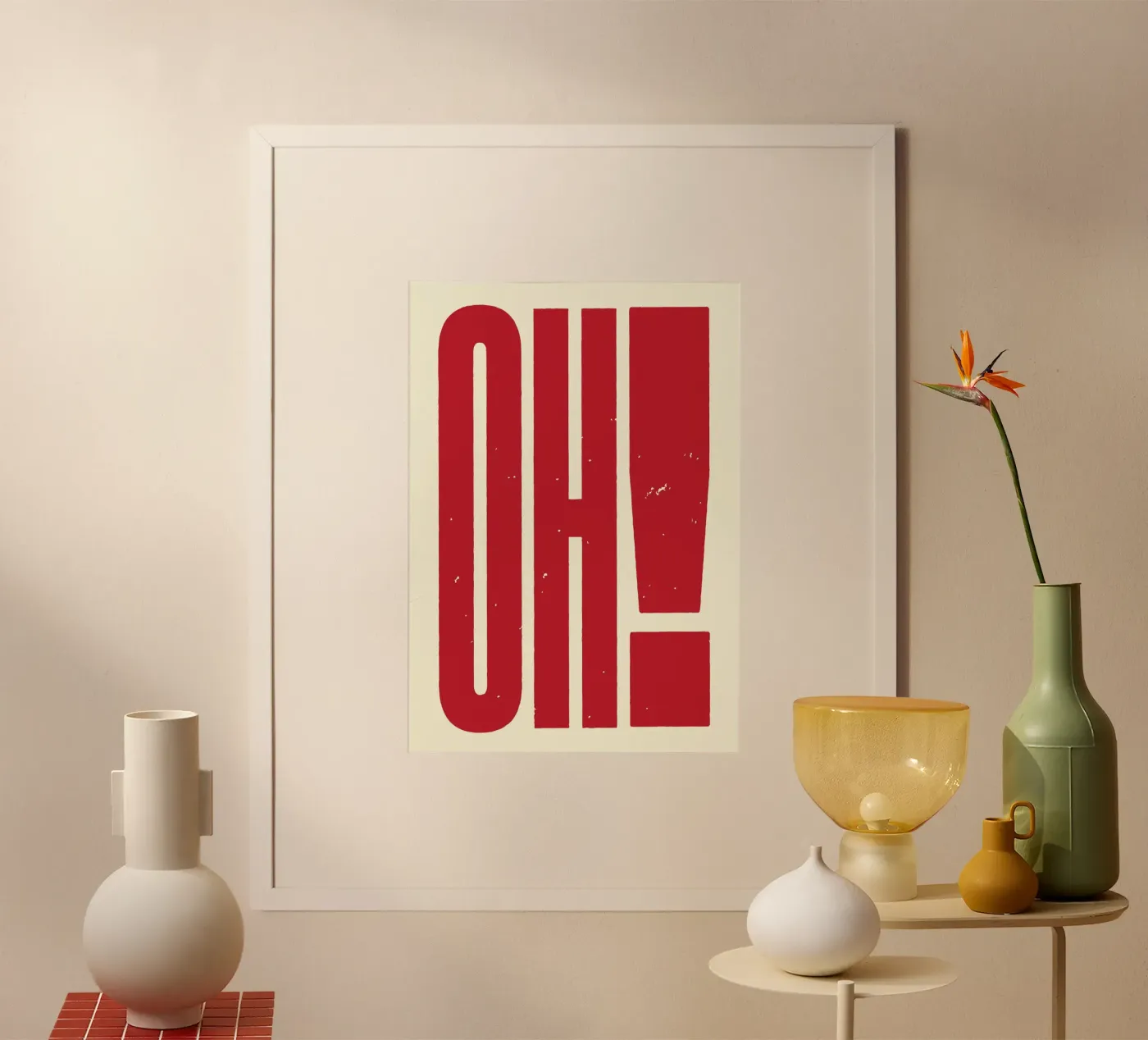 oh poster van Deemoll