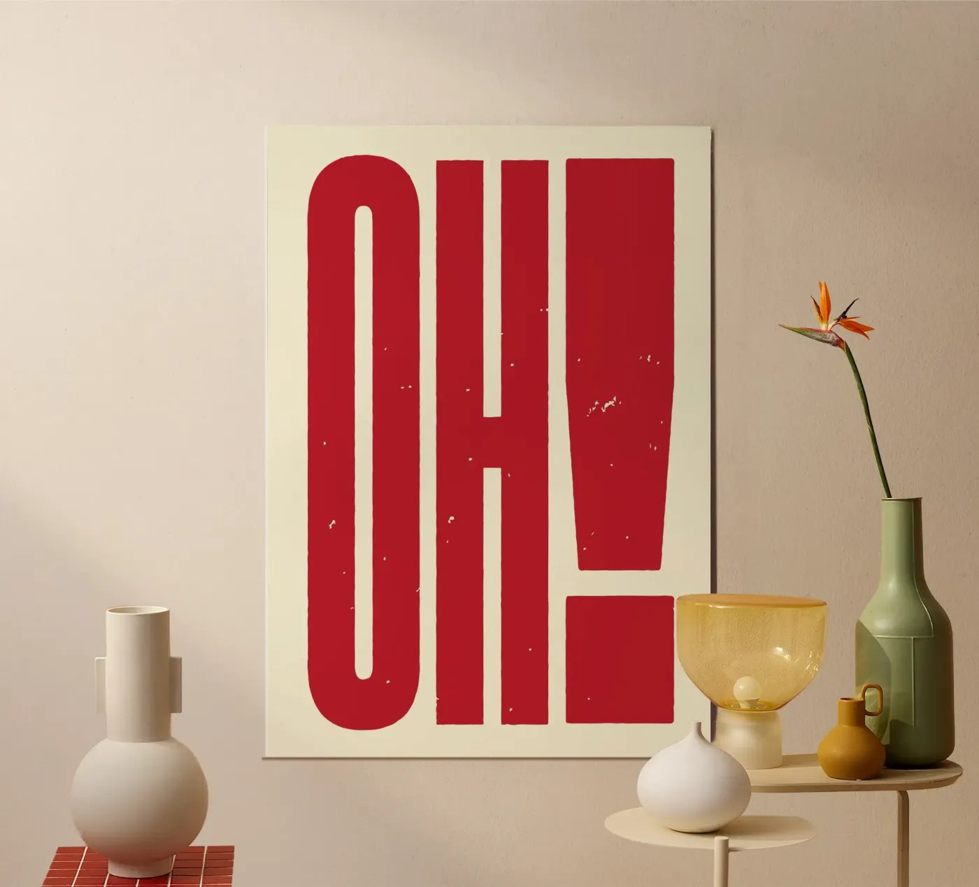 oh poster van Deemoll