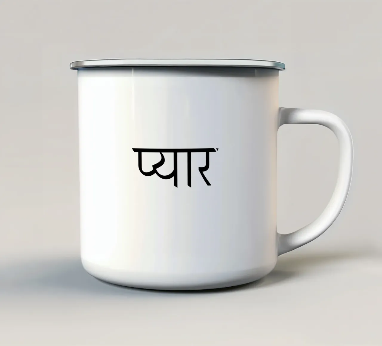 प्यार tazza in smalto da typolover