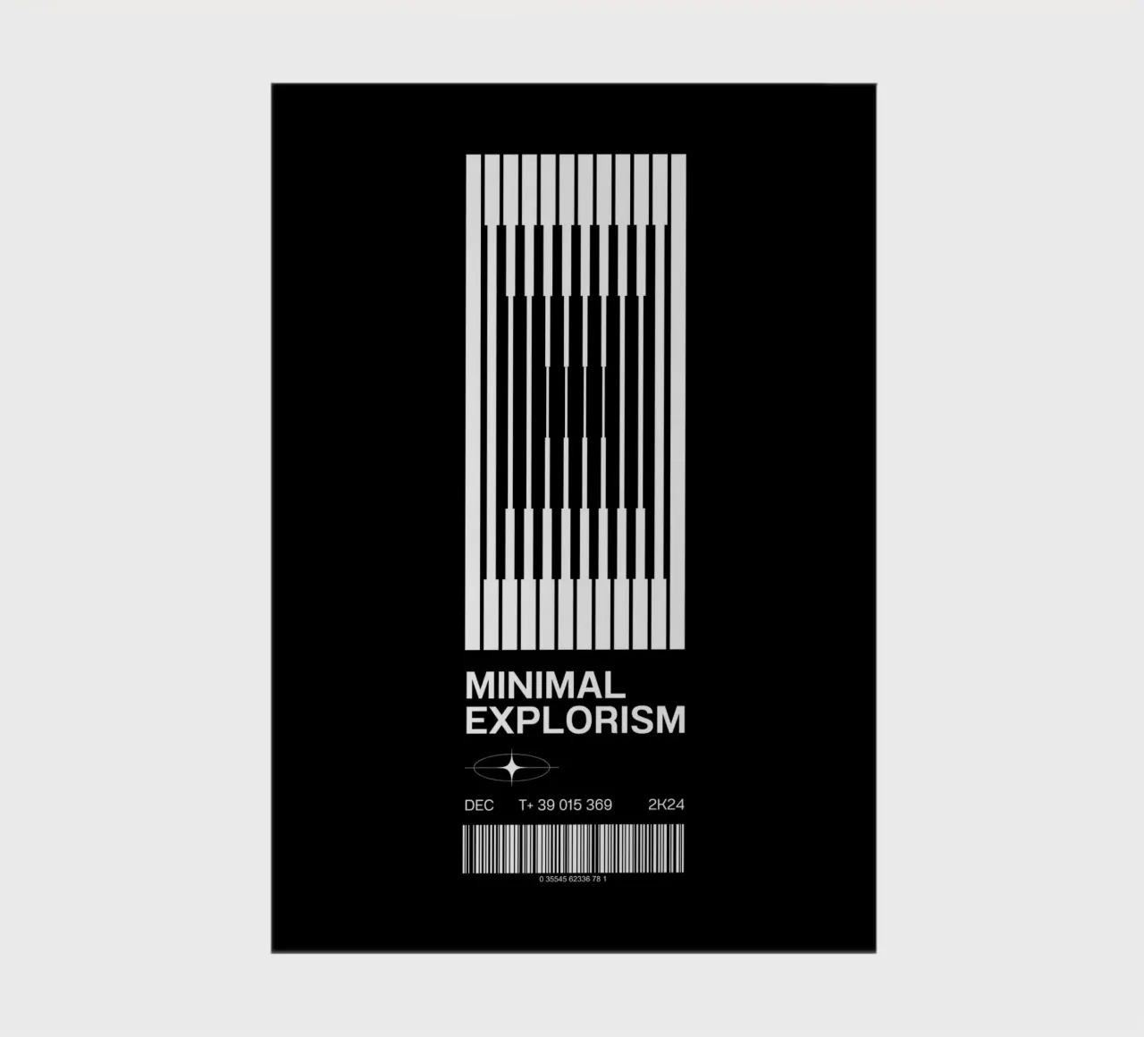 MINIMAL EXPLORISM notitieboek van BAWA