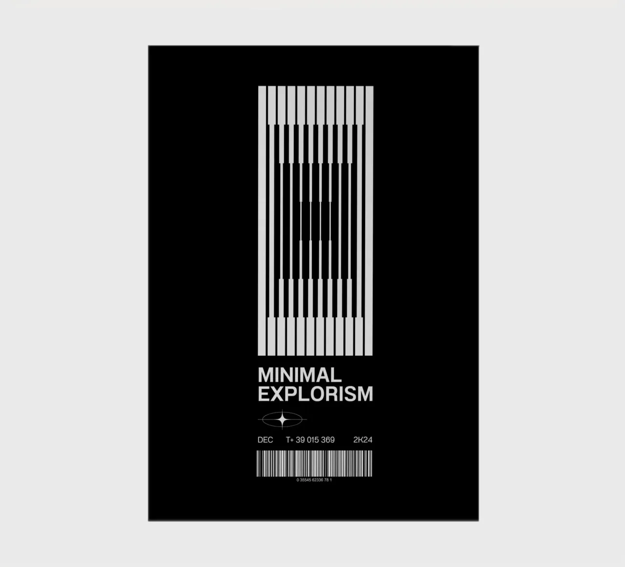 MINIMAL EXPLORISM notebook by BAWA