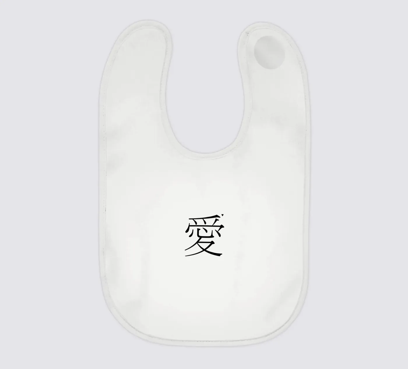 愛 baby slabbetje van typolover