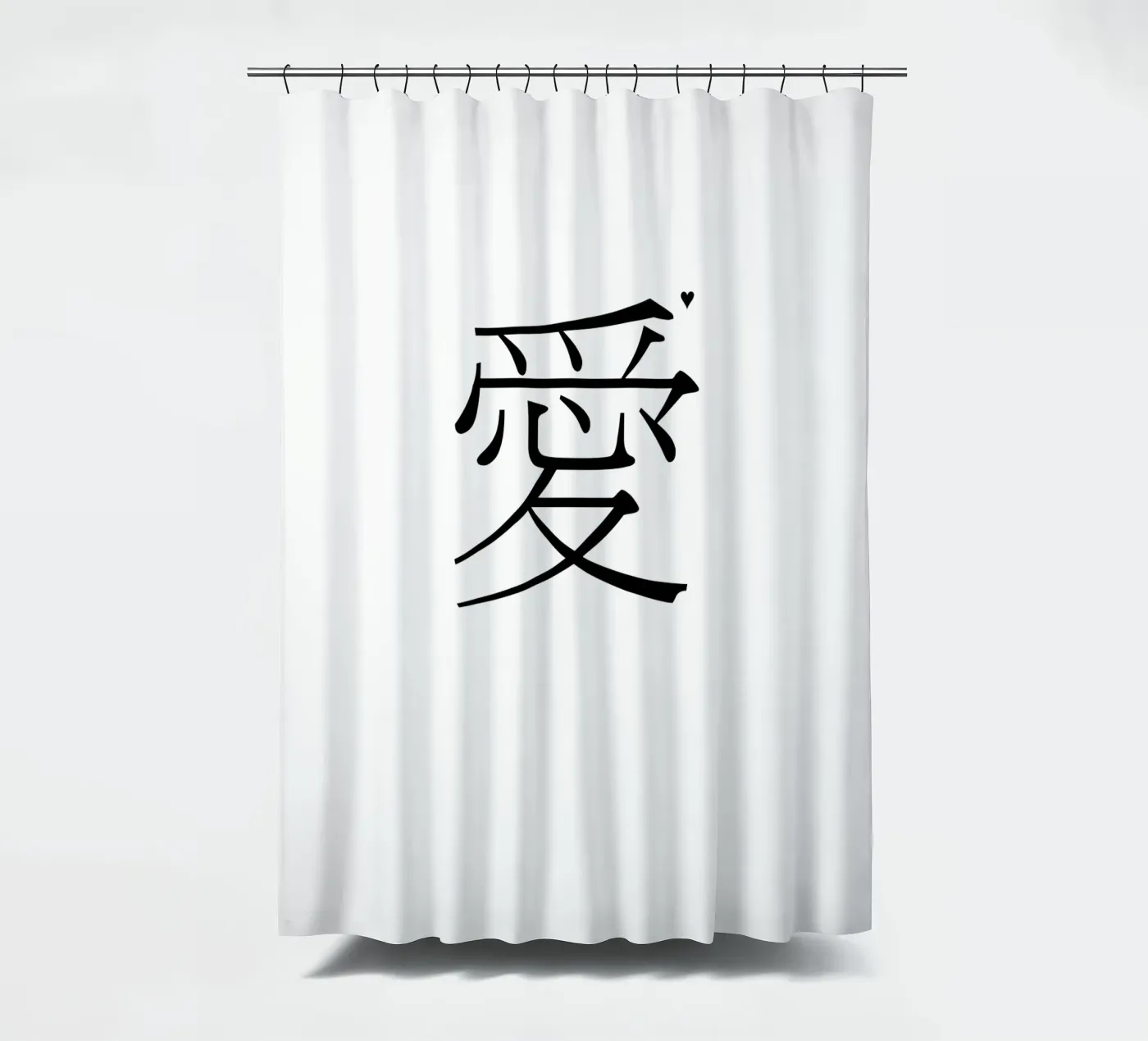 愛 Duschvorhang von typolover