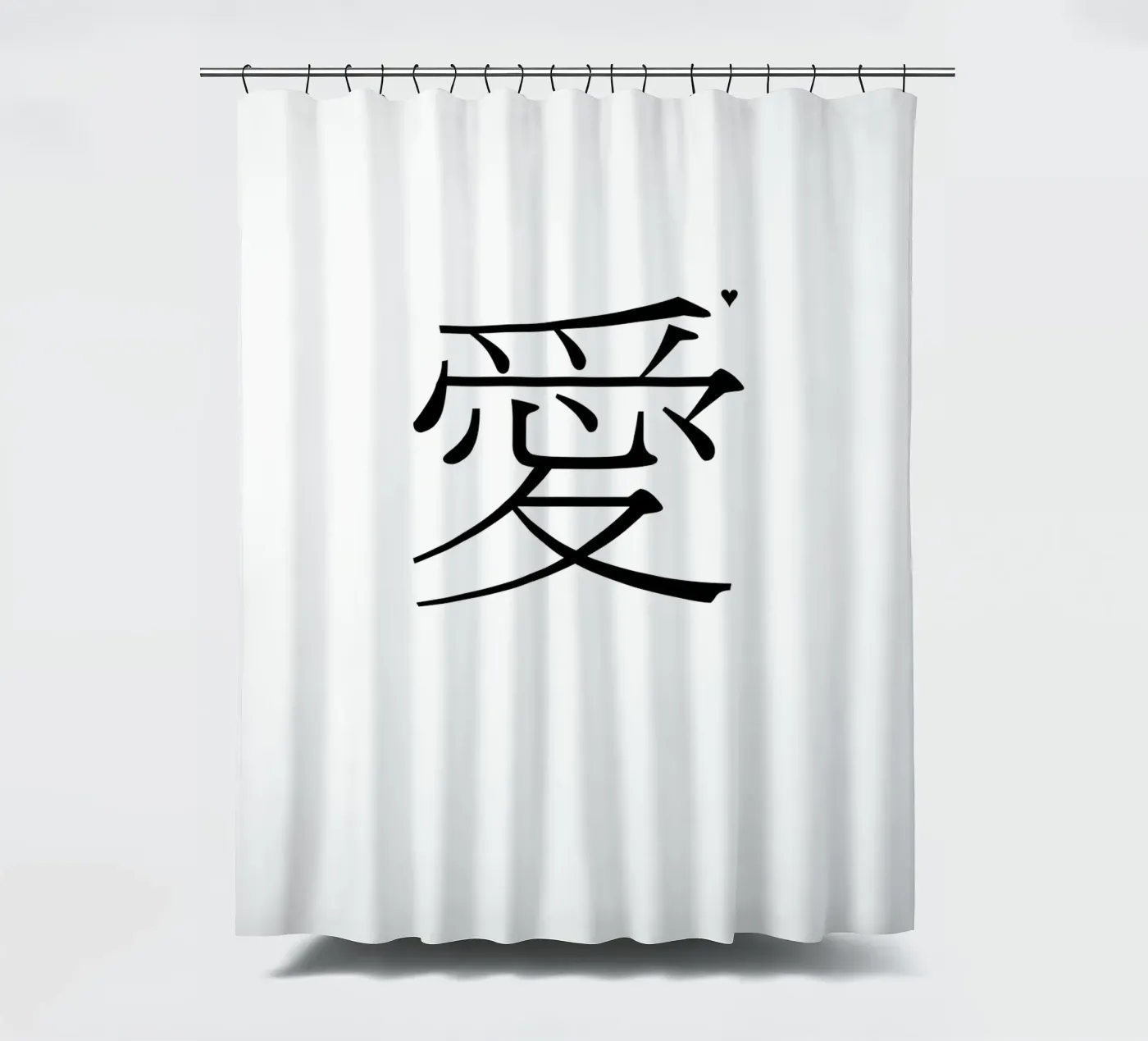 愛 Duschvorhang von typolover