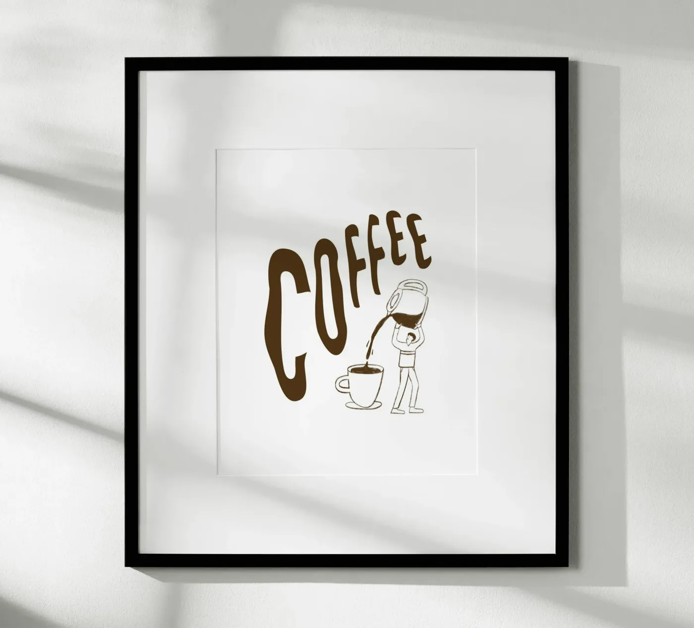 COFFEE poster van BAWA