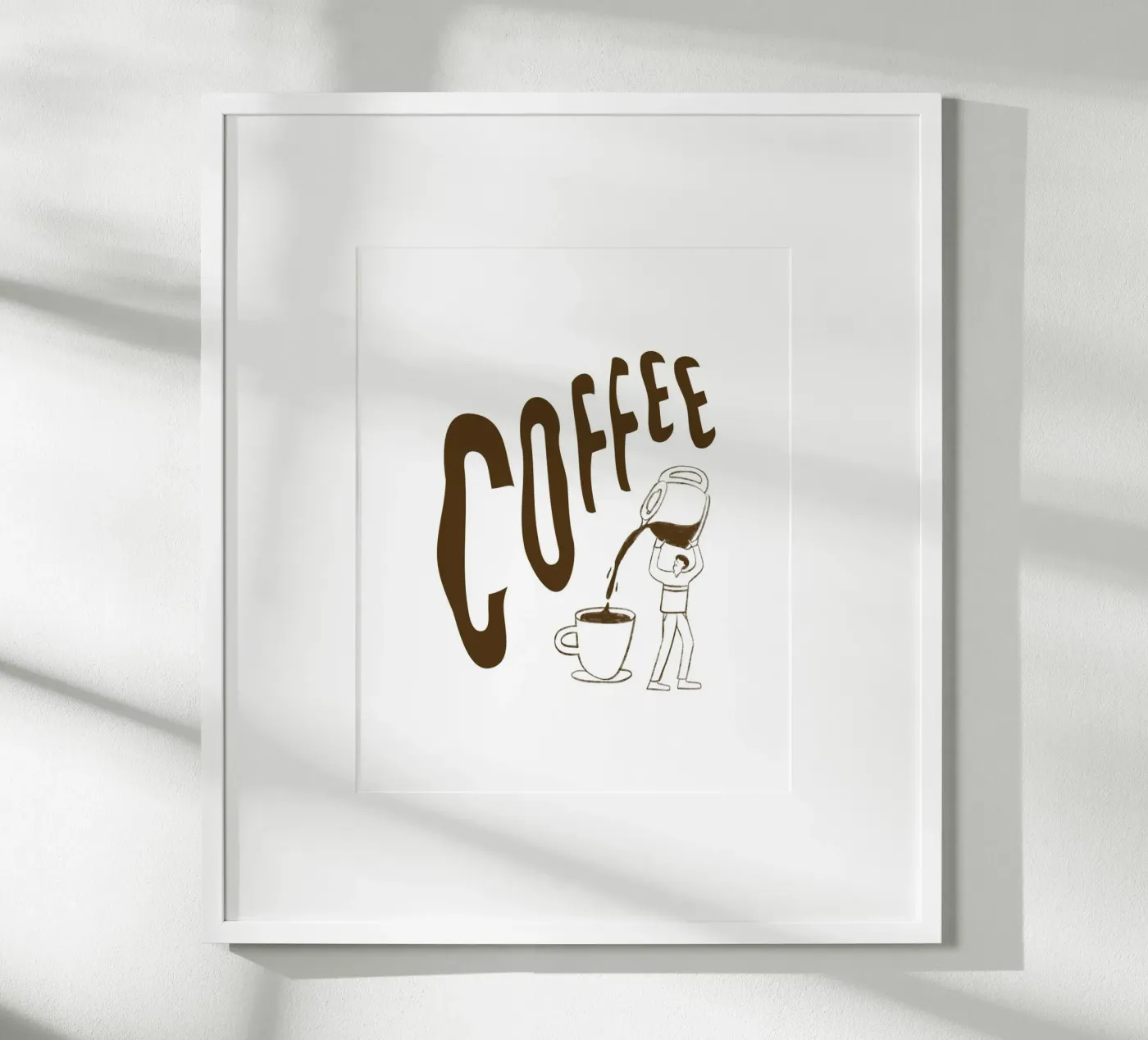 COFFEE poster van BAWA