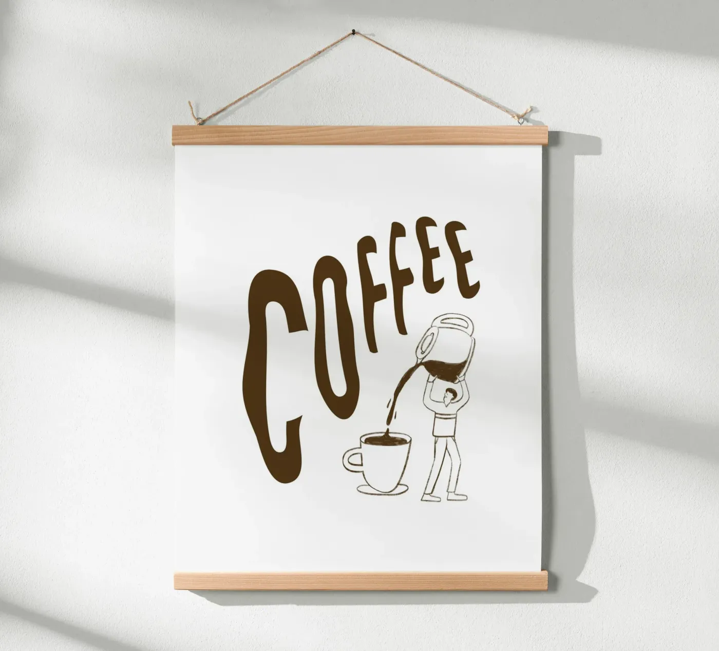COFFEE poster van BAWA