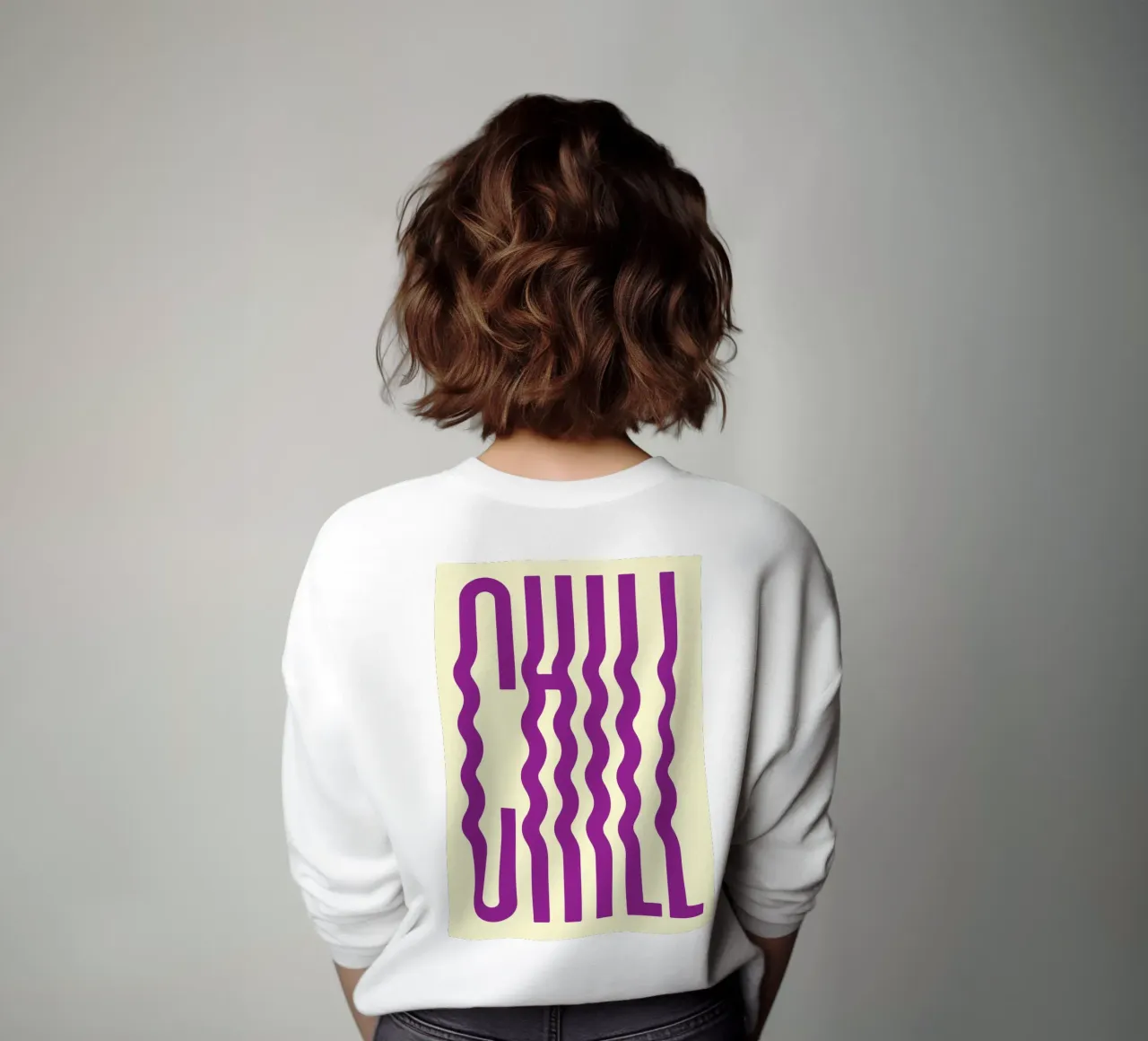 linea viola chill wave felpa da Deemoll