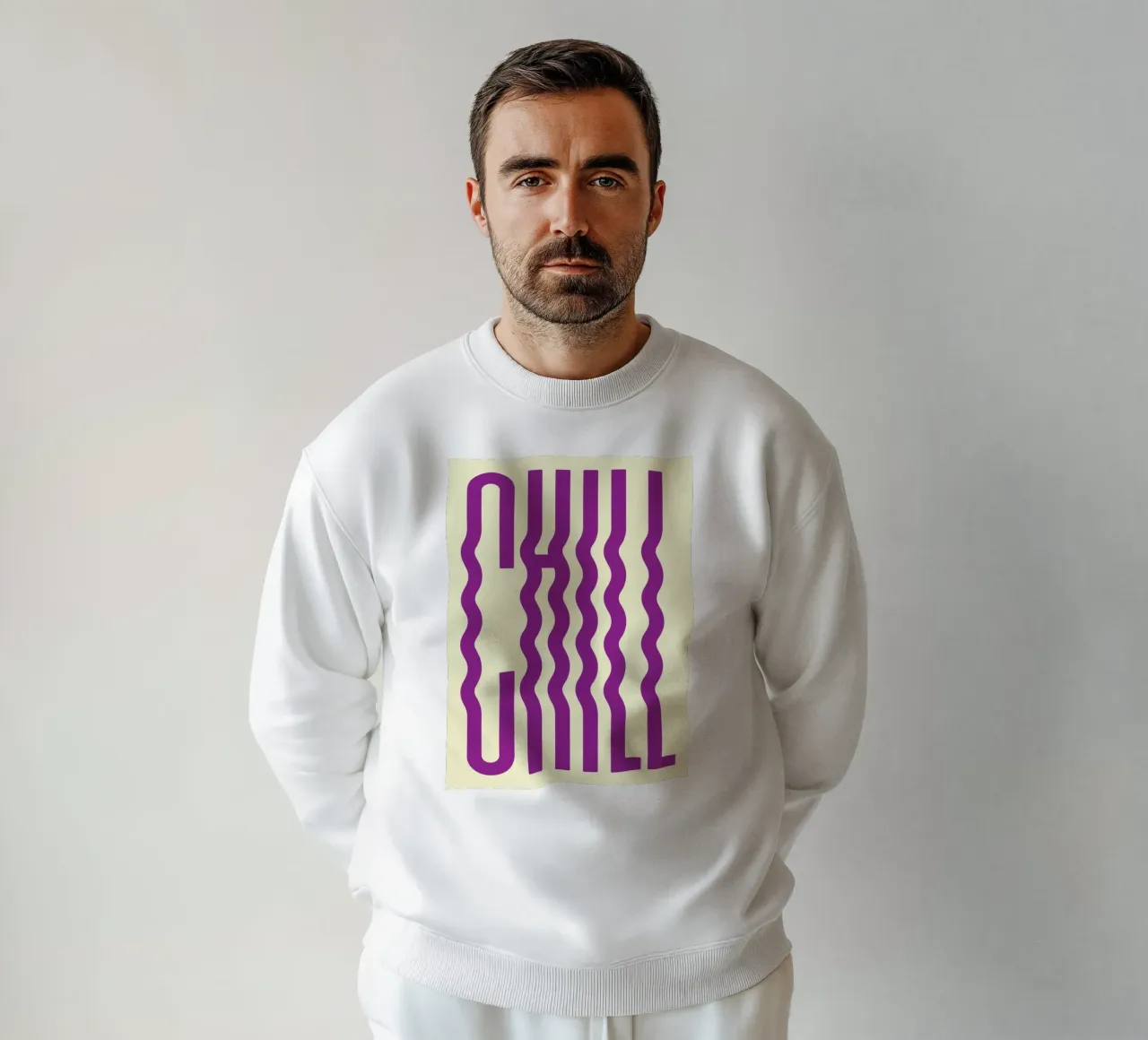 linea viola chill wave felpa da Deemoll