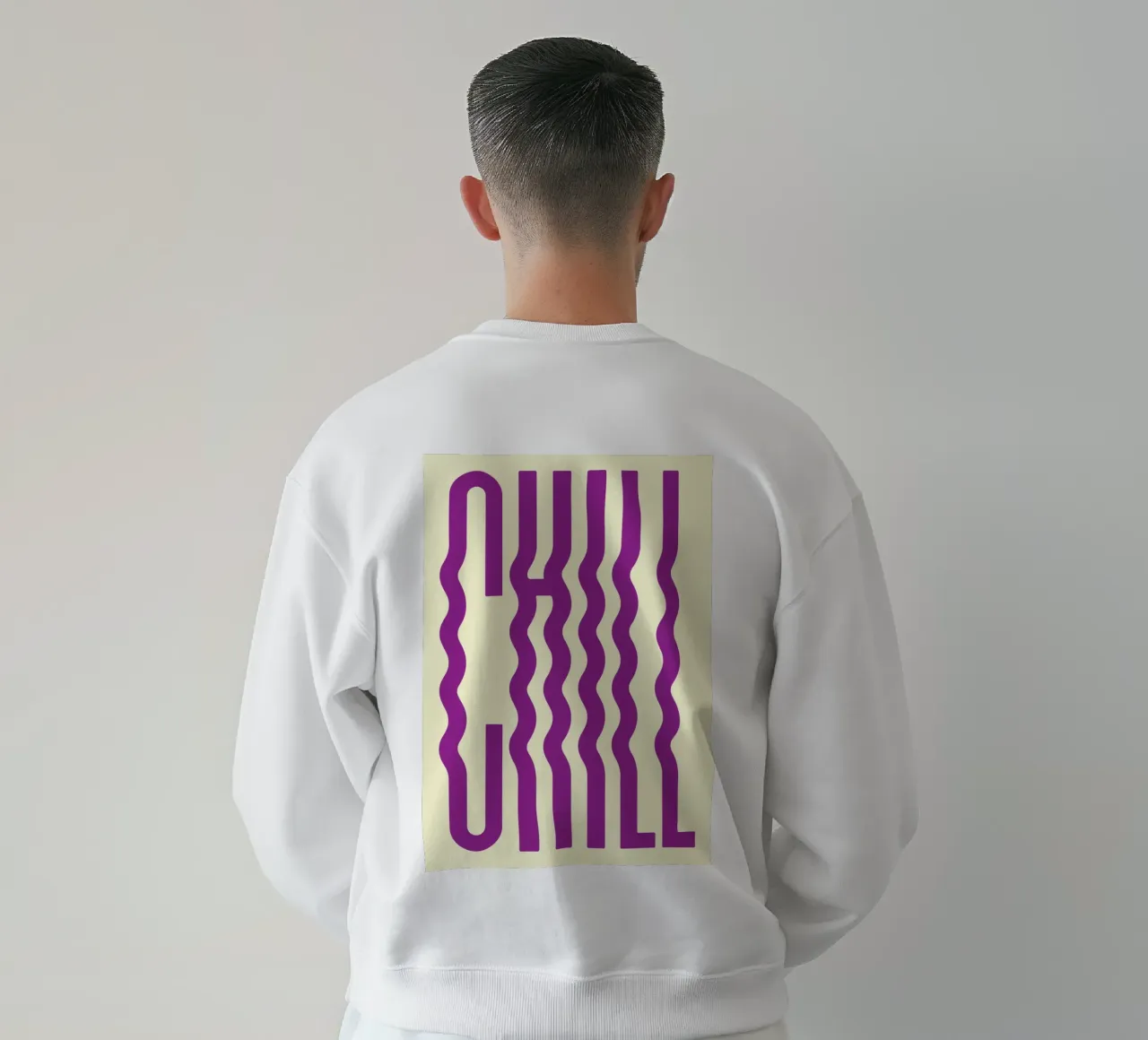 linea viola chill wave felpa da Deemoll