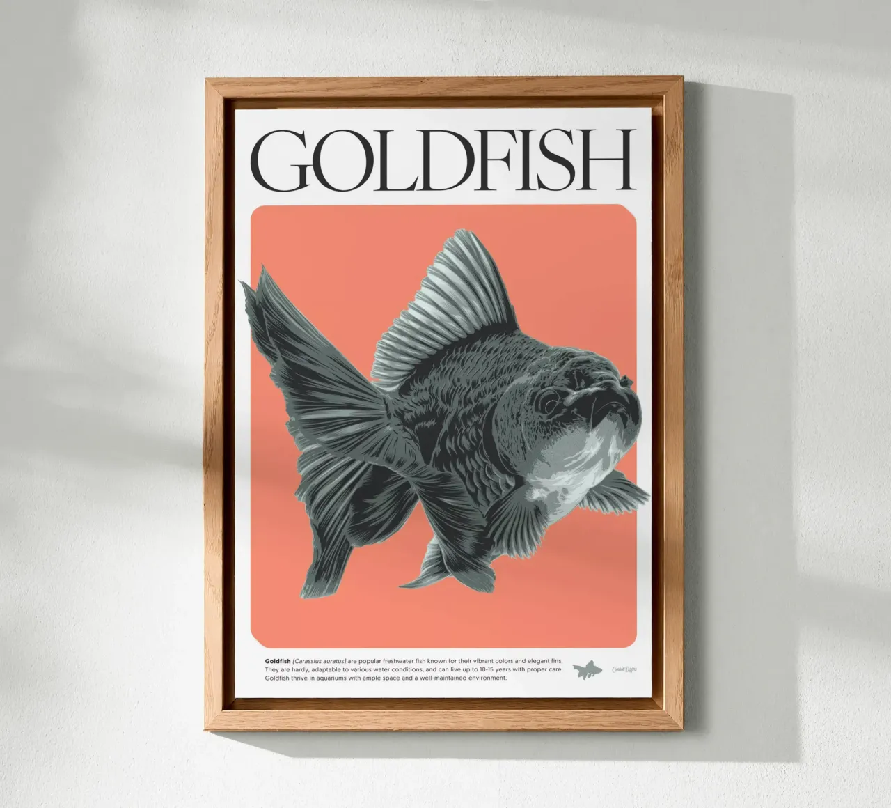 PESCE D'ORO alluminio dibond da Cranio Dsgn
