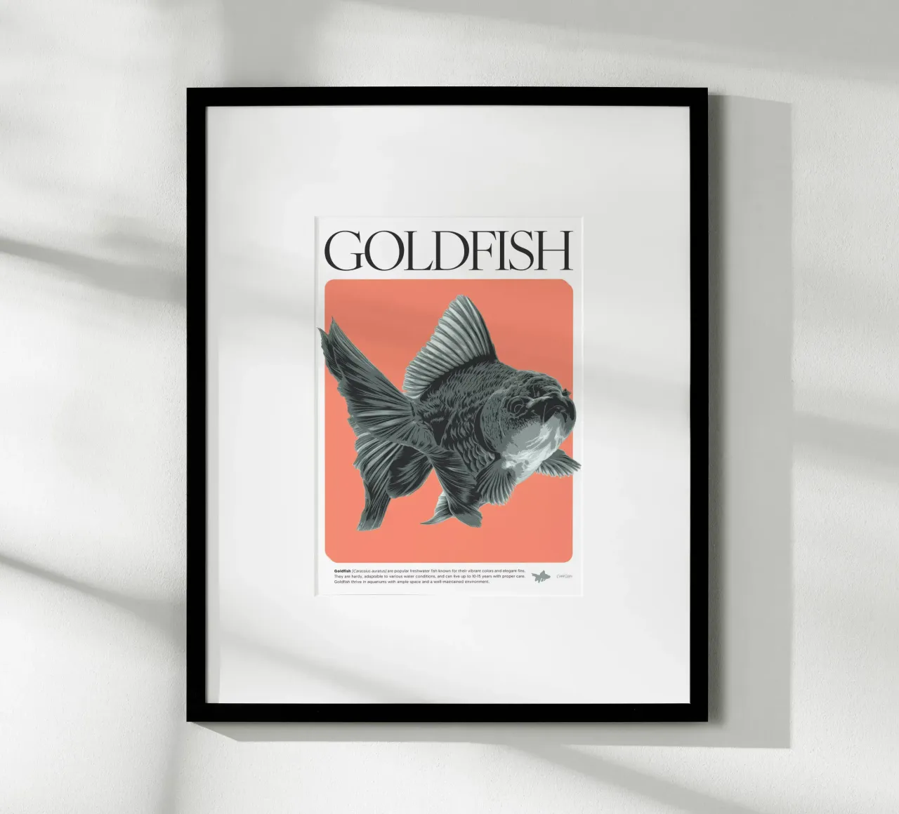 PESCE D'ORO carta hahnemühle da Cranio Dsgn