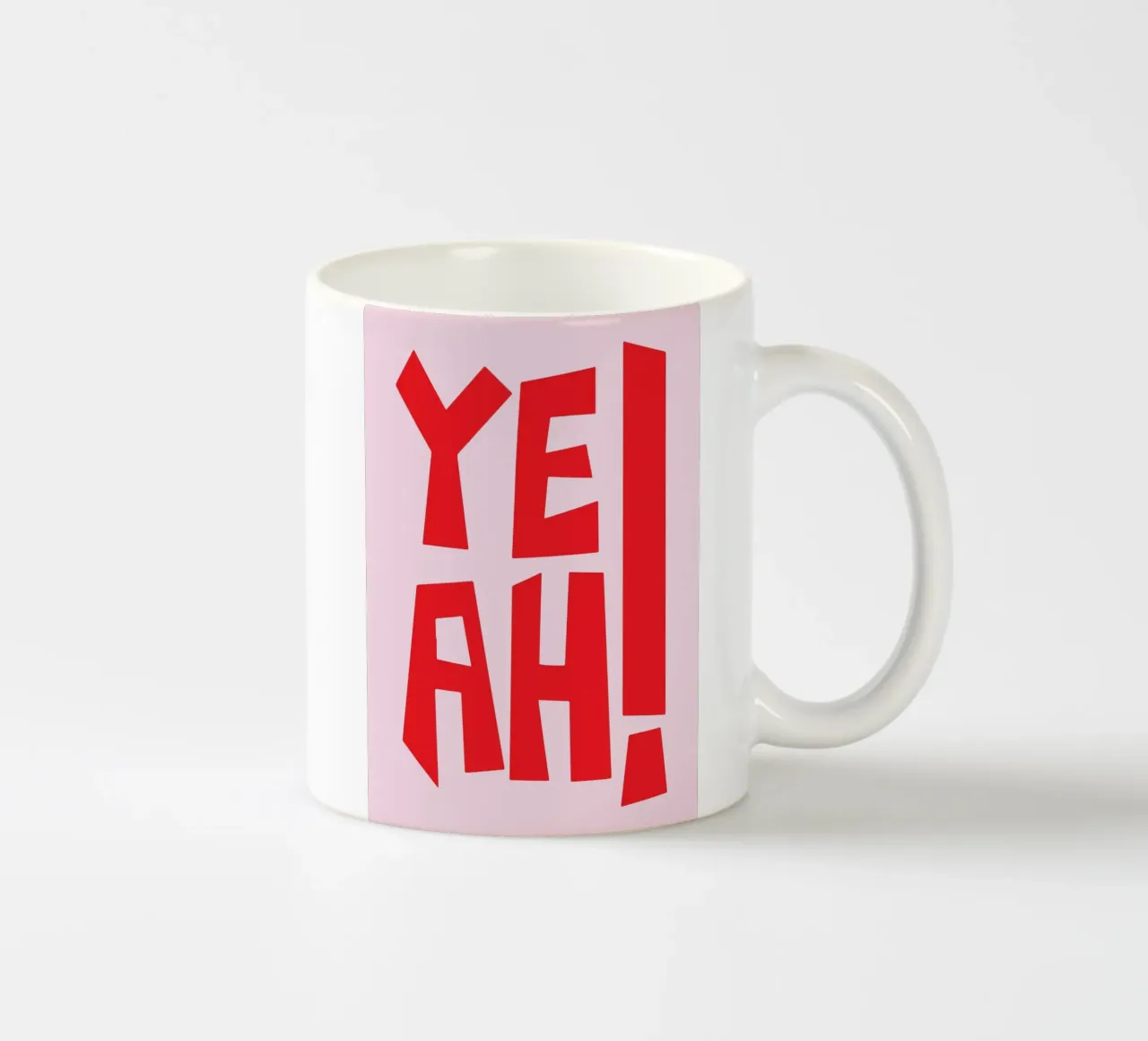 yeah ceramic mug by Deemoll