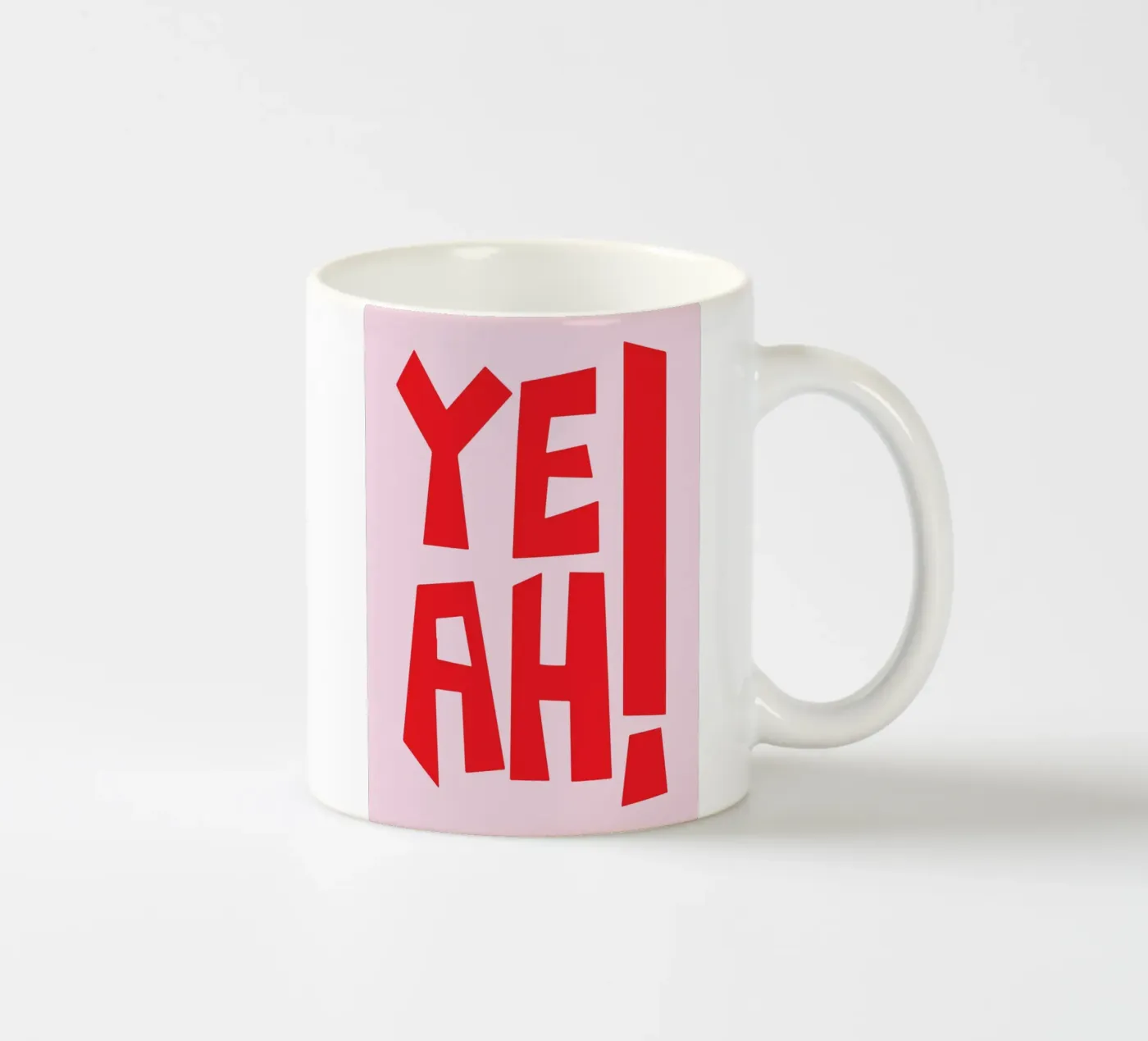 yeah ceramic mug by Deemoll