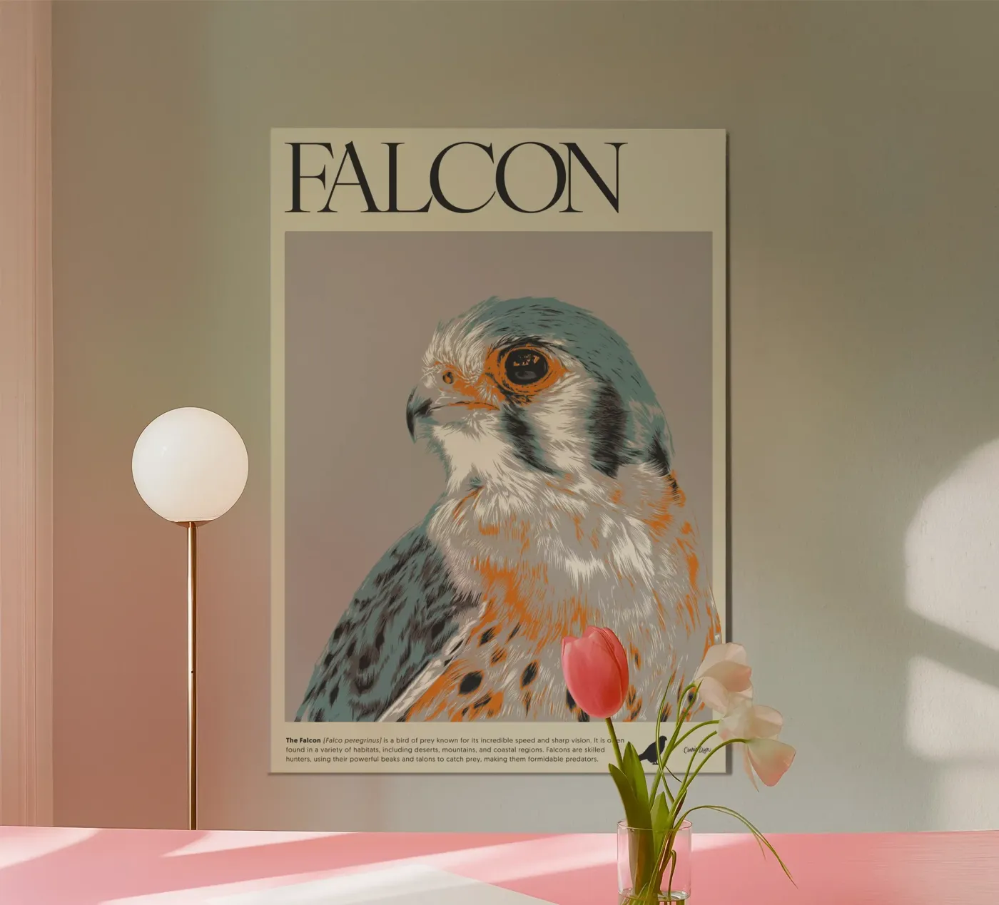 FALCON poster van Cranio Dsgn
