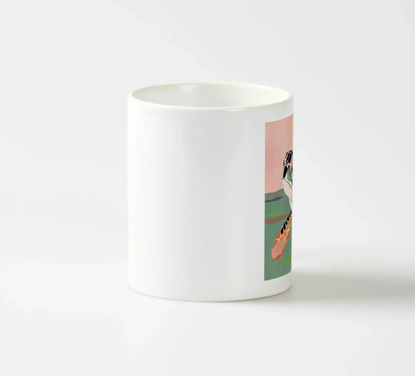 Cute Turtle ceramic mug by ArtsySesta