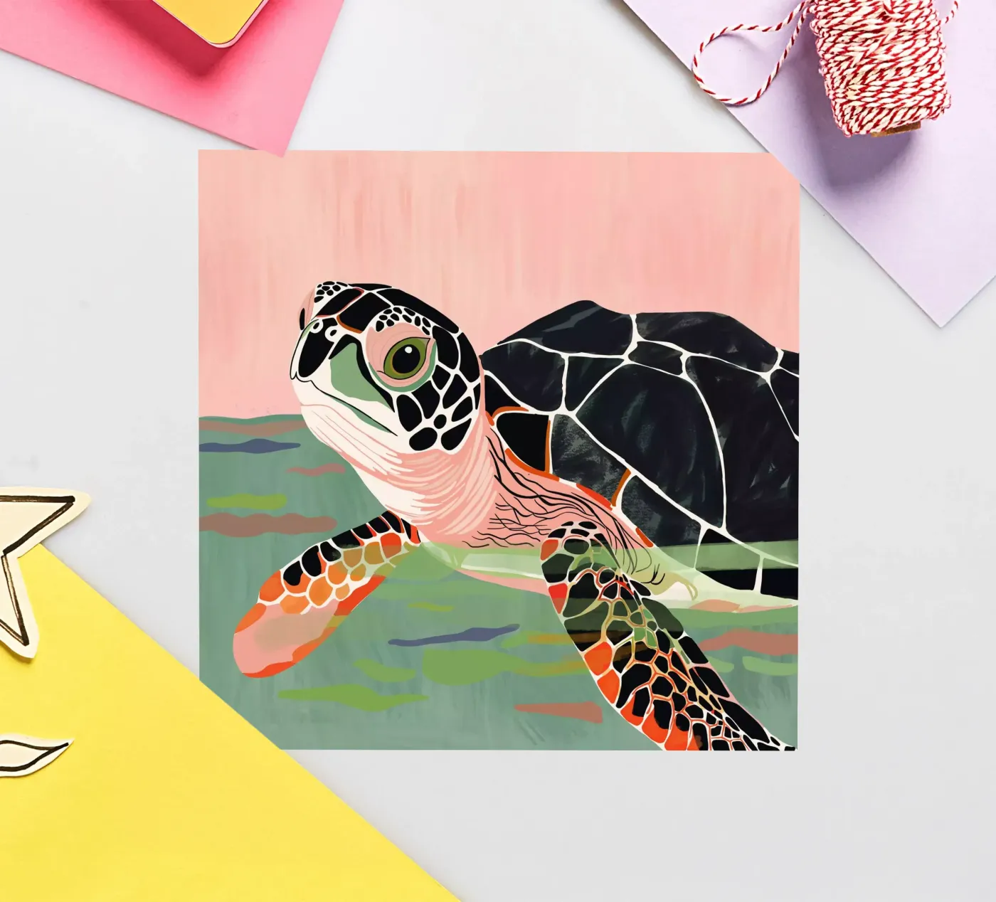 Cute Turtle sticker by ArtsySesta