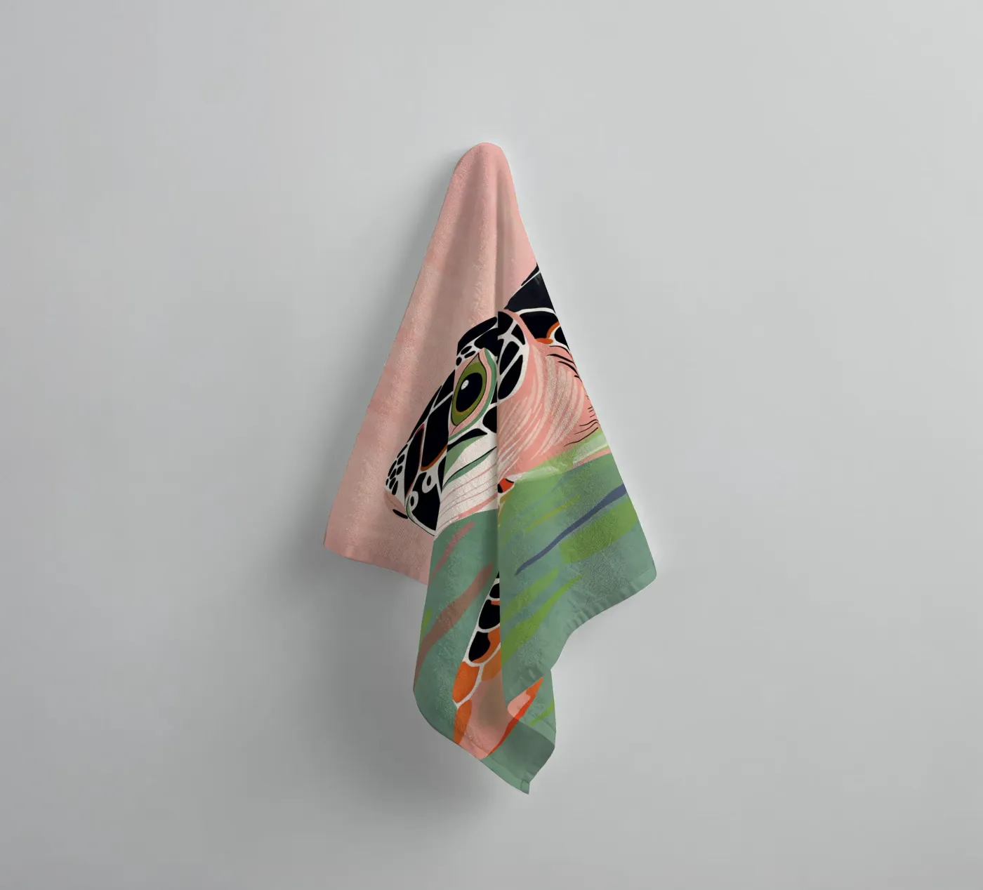 Cute Turtle towel by ArtsySesta