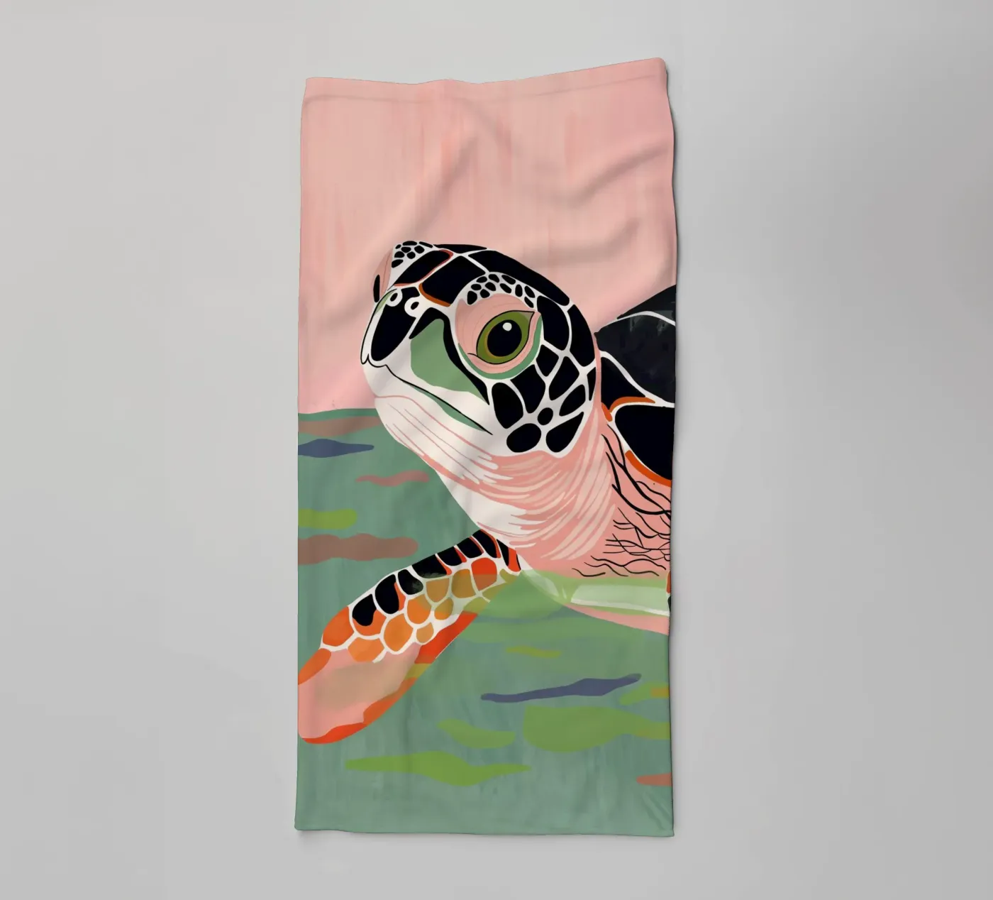 Cute Turtle towel by ArtsySesta