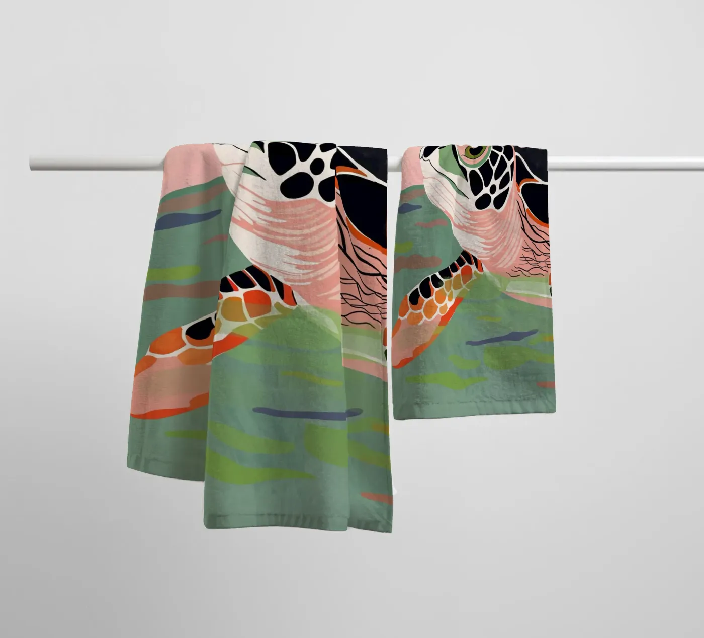 Cute Turtle towel by ArtsySesta