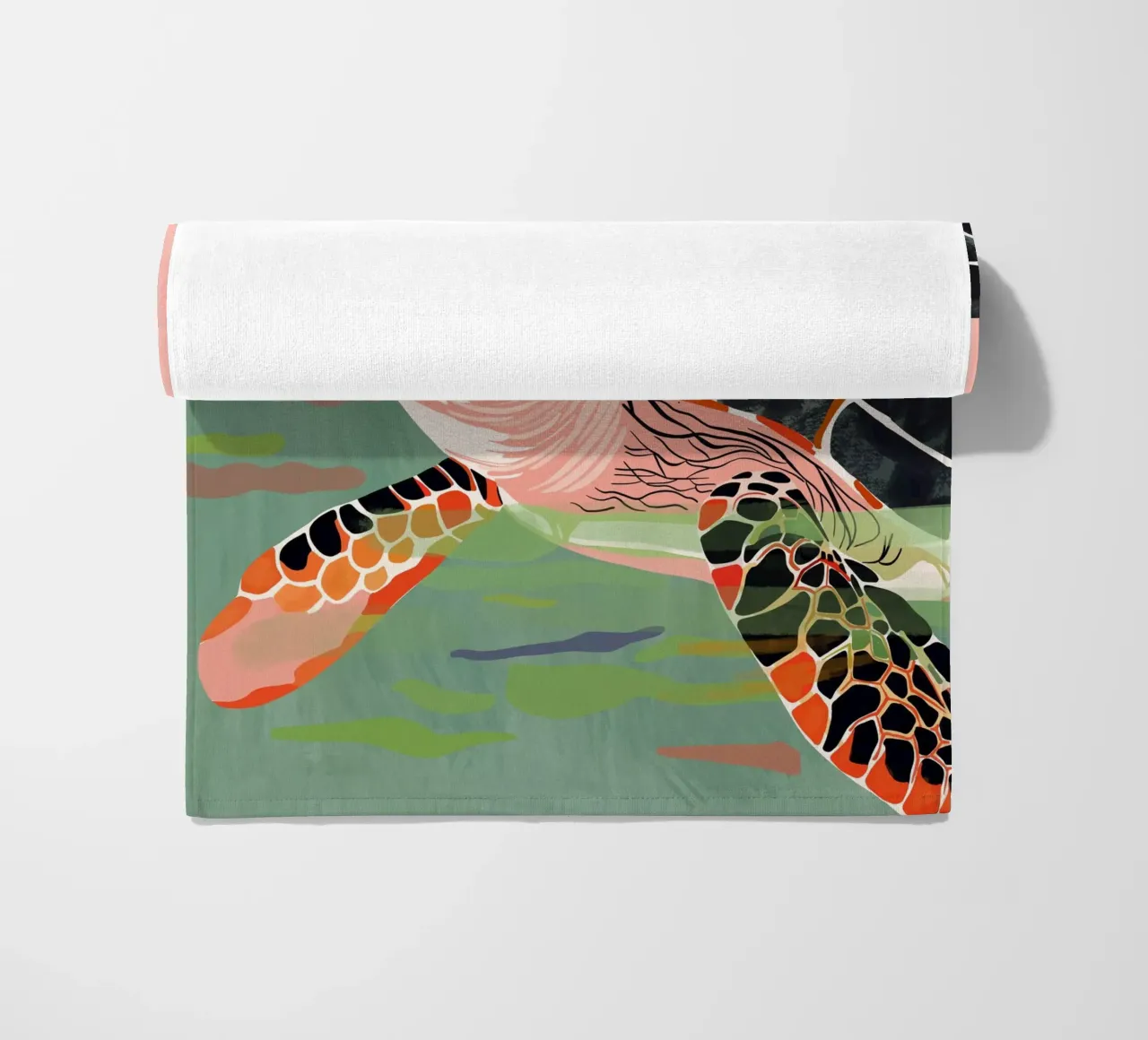 Cute Turtle telo mare da ArtsySesta