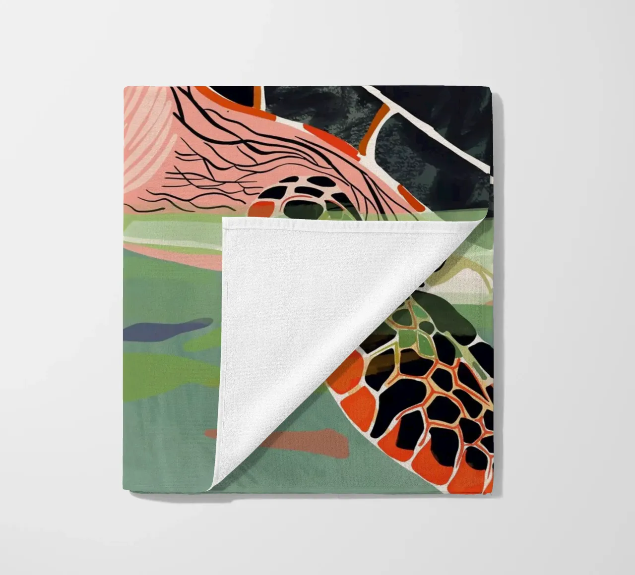 Cute Turtle telo mare da ArtsySesta