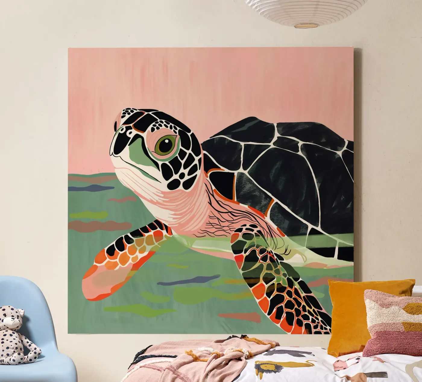 Cute Turtle canvas by ArtsySesta