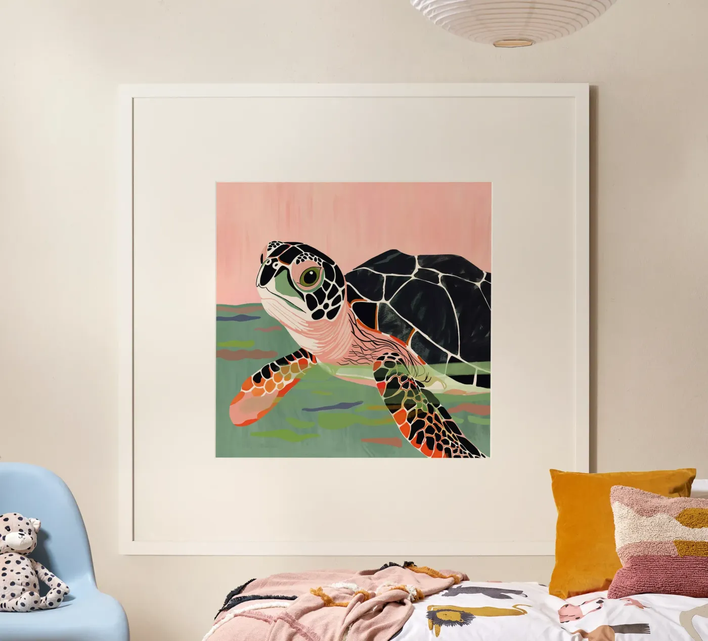 Cute Turtle poster by ArtsySesta
