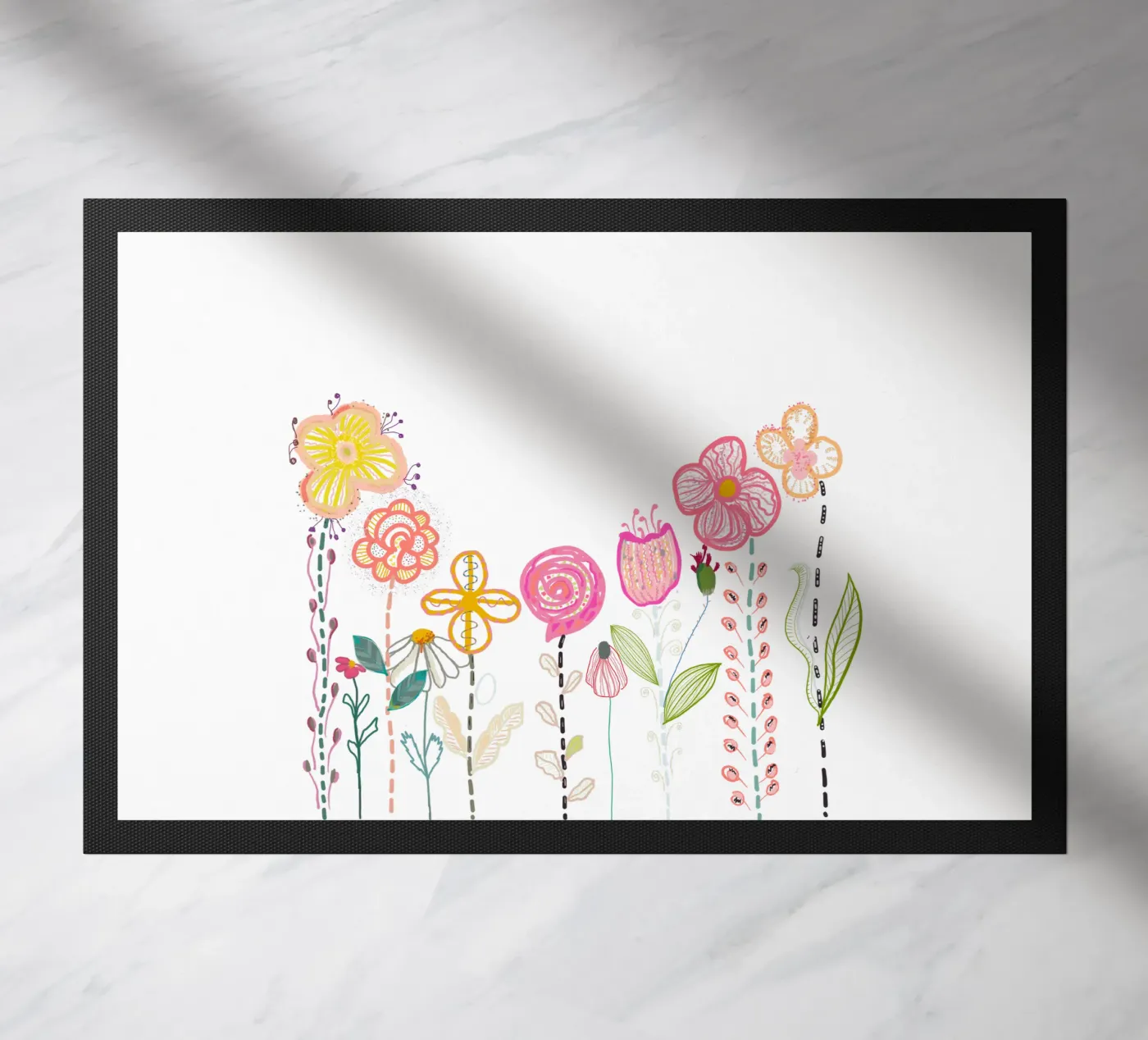 Spring Time Flower doormat by GalerieGG