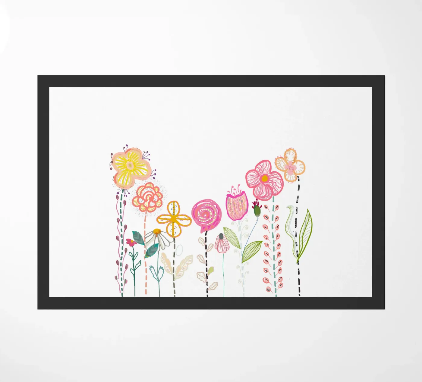 Spring Time Flower doormat by GalerieGG