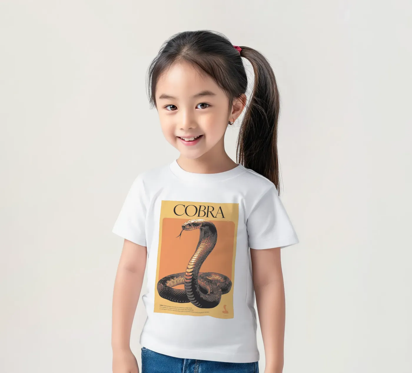 COBRA t-shirt bambini da Cranio Dsgn
