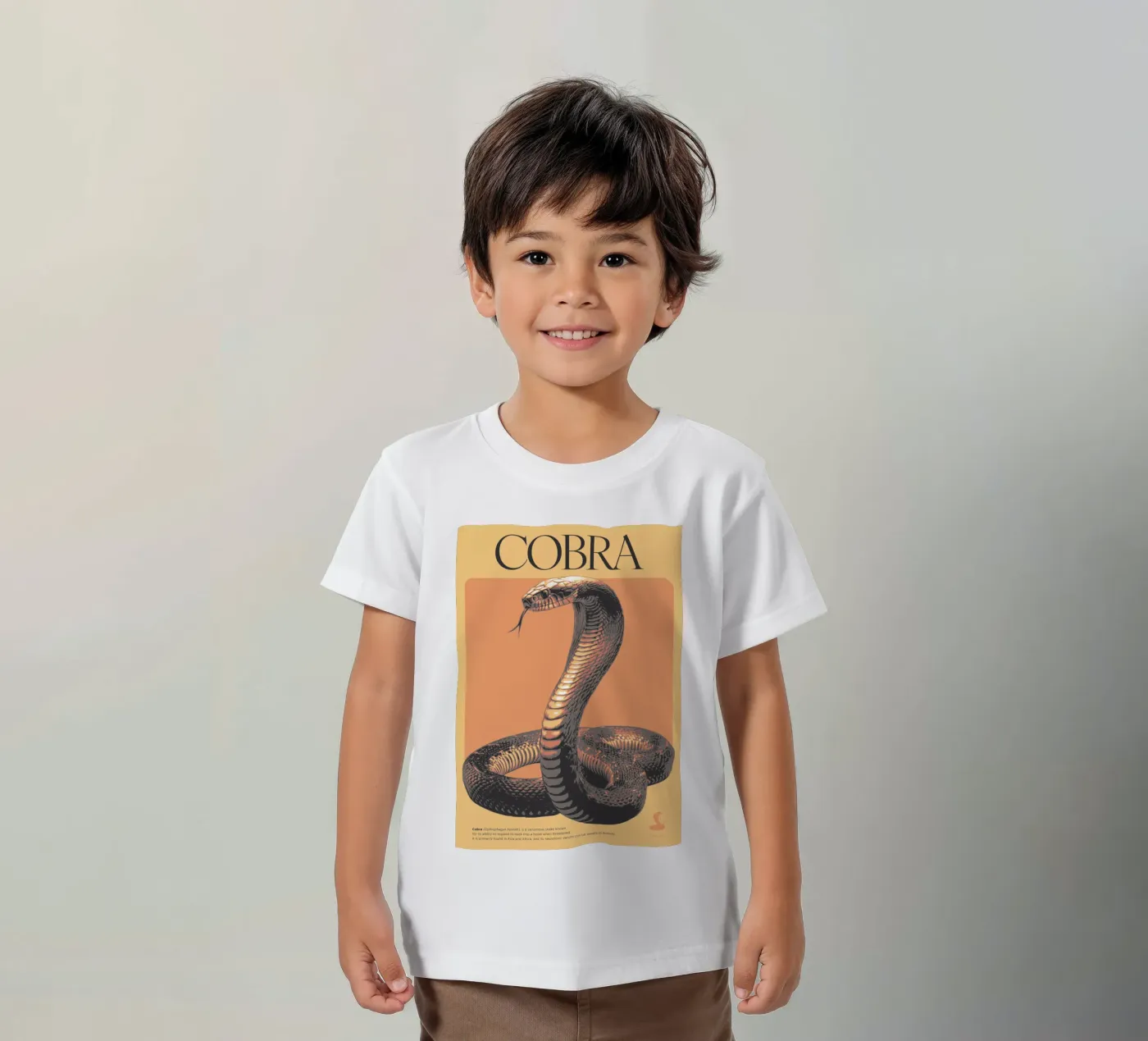 COBRA t-shirt bambini da Cranio Dsgn