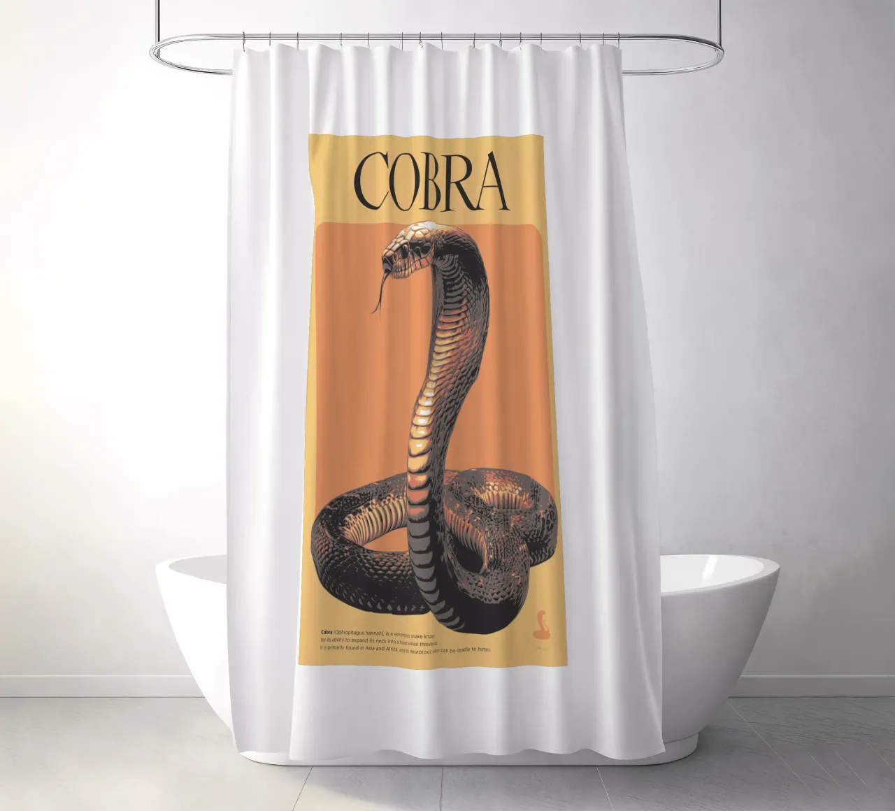 COBRA tenda da doccia da Cranio Dsgn