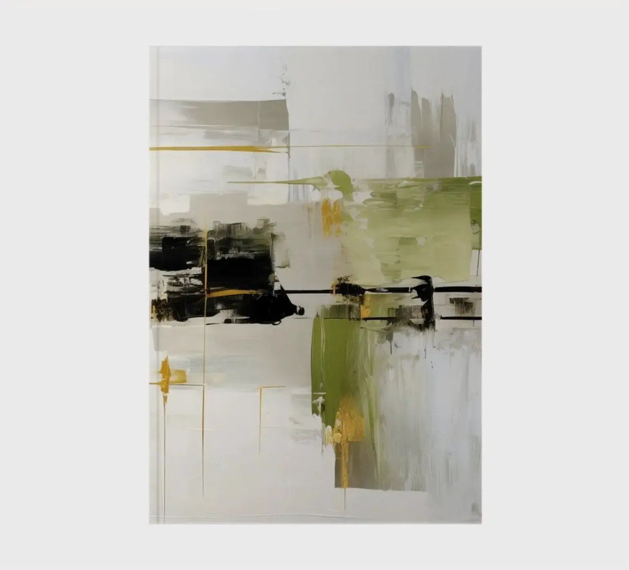 ABSTRACT ART Between the levels notebook by Melanie Viola