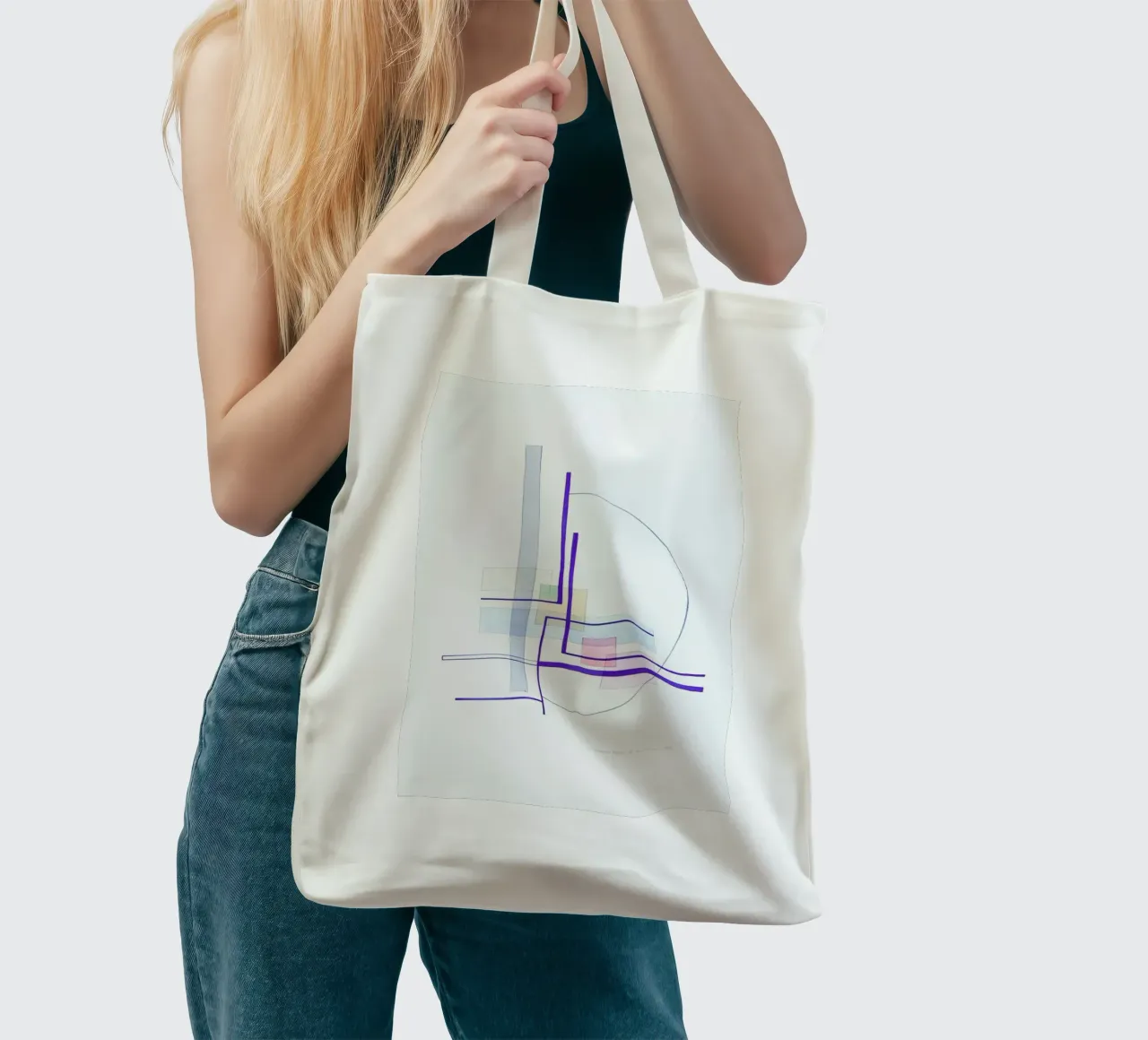 Knappes Abbild IV (1994) tote bag de Heinrich Neuy
