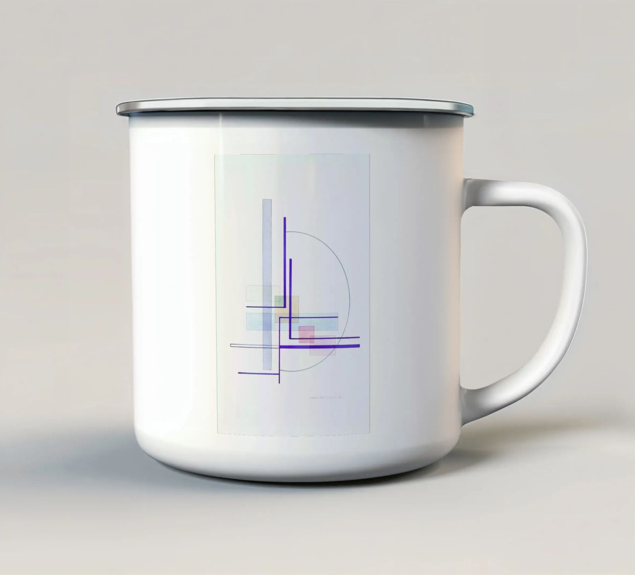 Knappes Abbild IV (1994) tazza in smalto da Heinrich Neuy