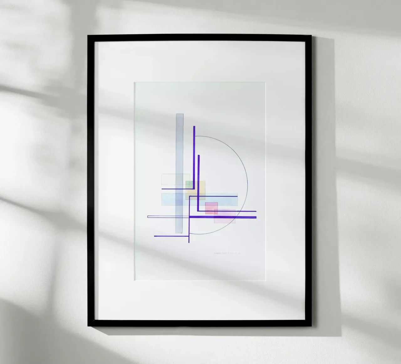 Knappes Abbild IV (1994) carta hahnemühle da Heinrich Neuy