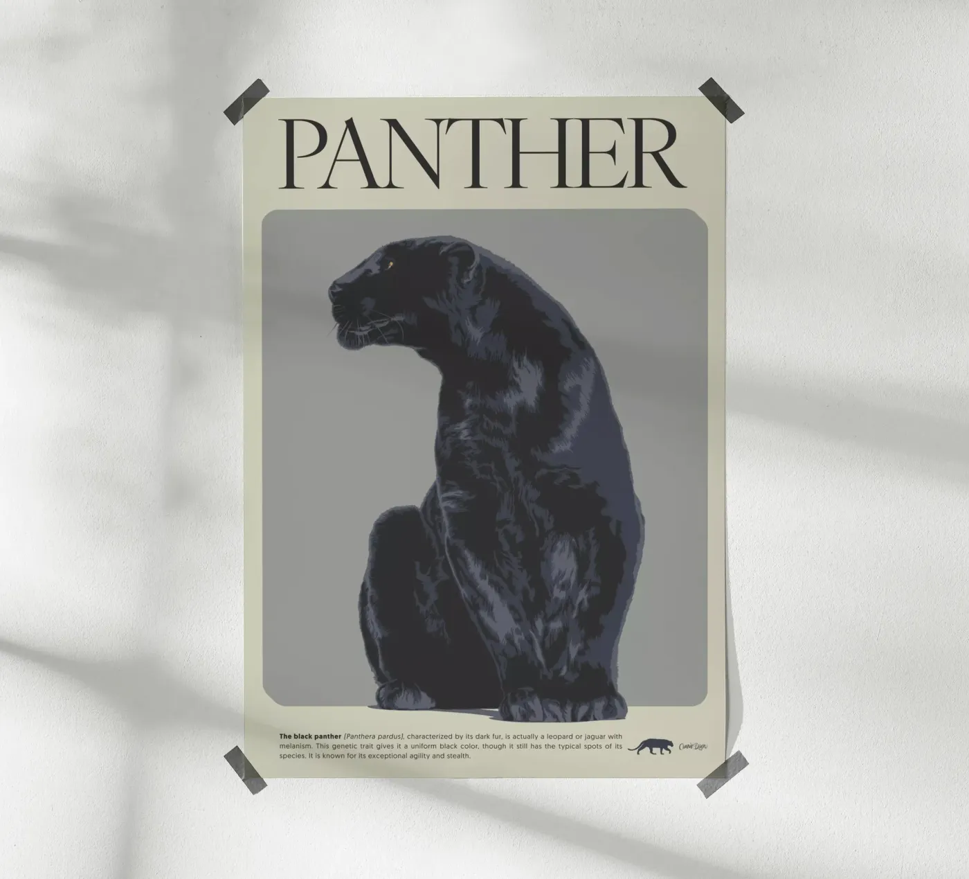 PANTHER Poster von Cranio Dsgn