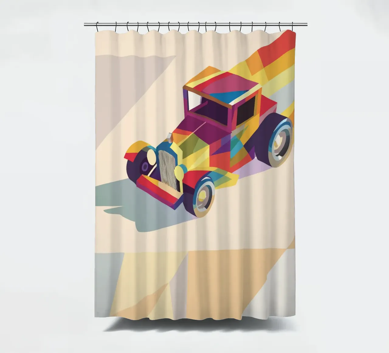 Oldtimer Duschvorhang von POLYGON SPECIAL