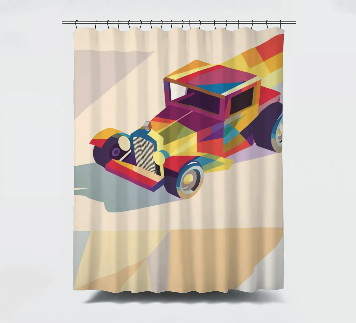 Oldtimer Duschvorhang von POLYGON SPECIAL