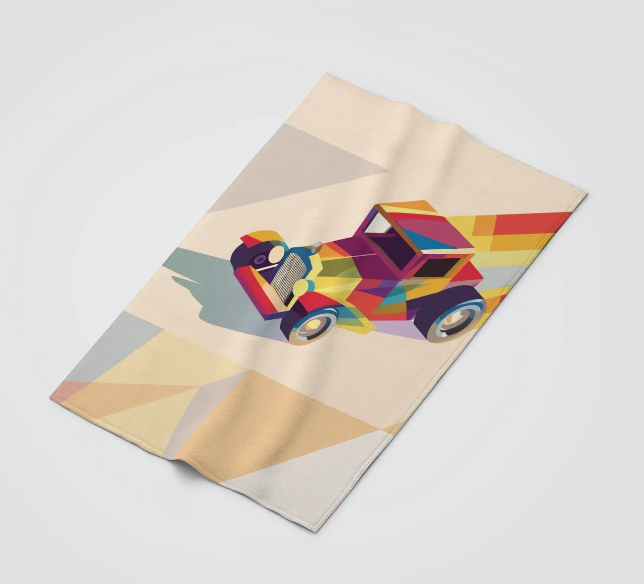 Oldtimer Fleecedecke von POLYGON SPECIAL