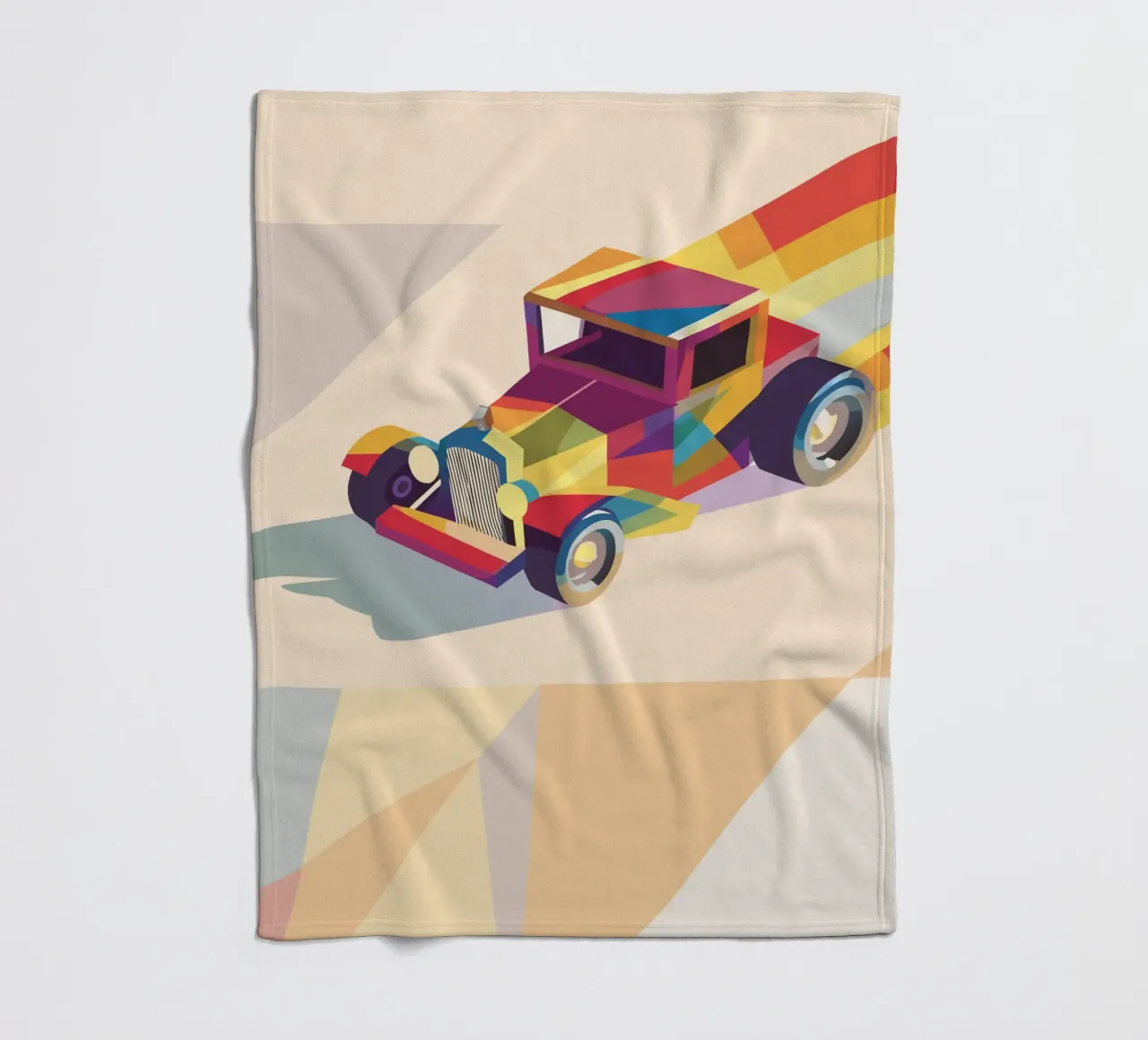 Oldtimer Fleecedecke von POLYGON SPECIAL