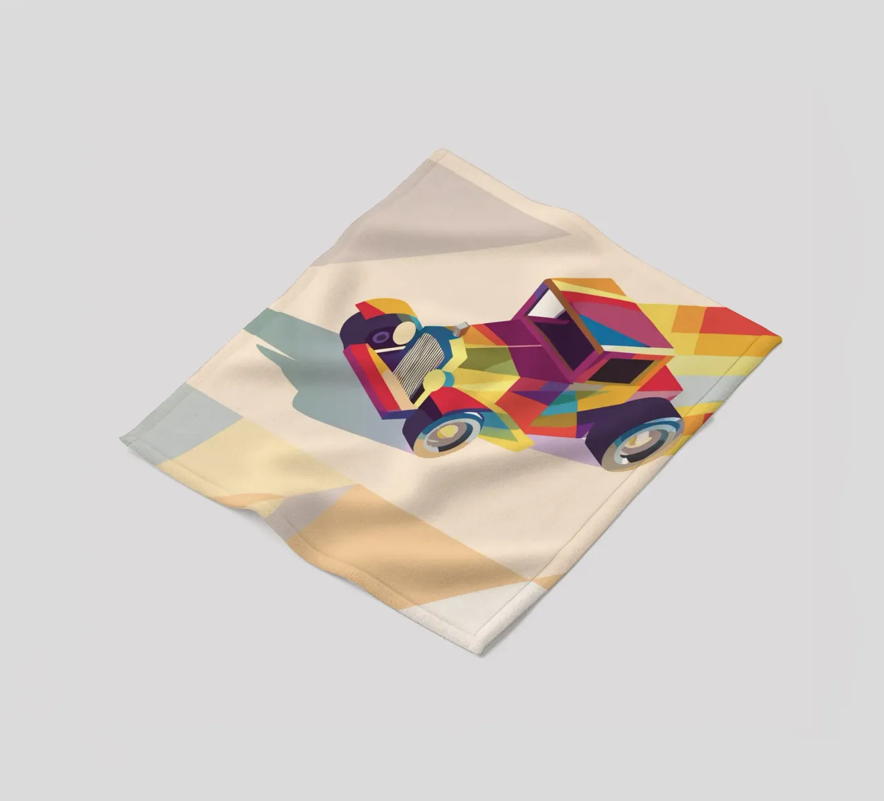 Oldtimer Fleecedecke von POLYGON SPECIAL