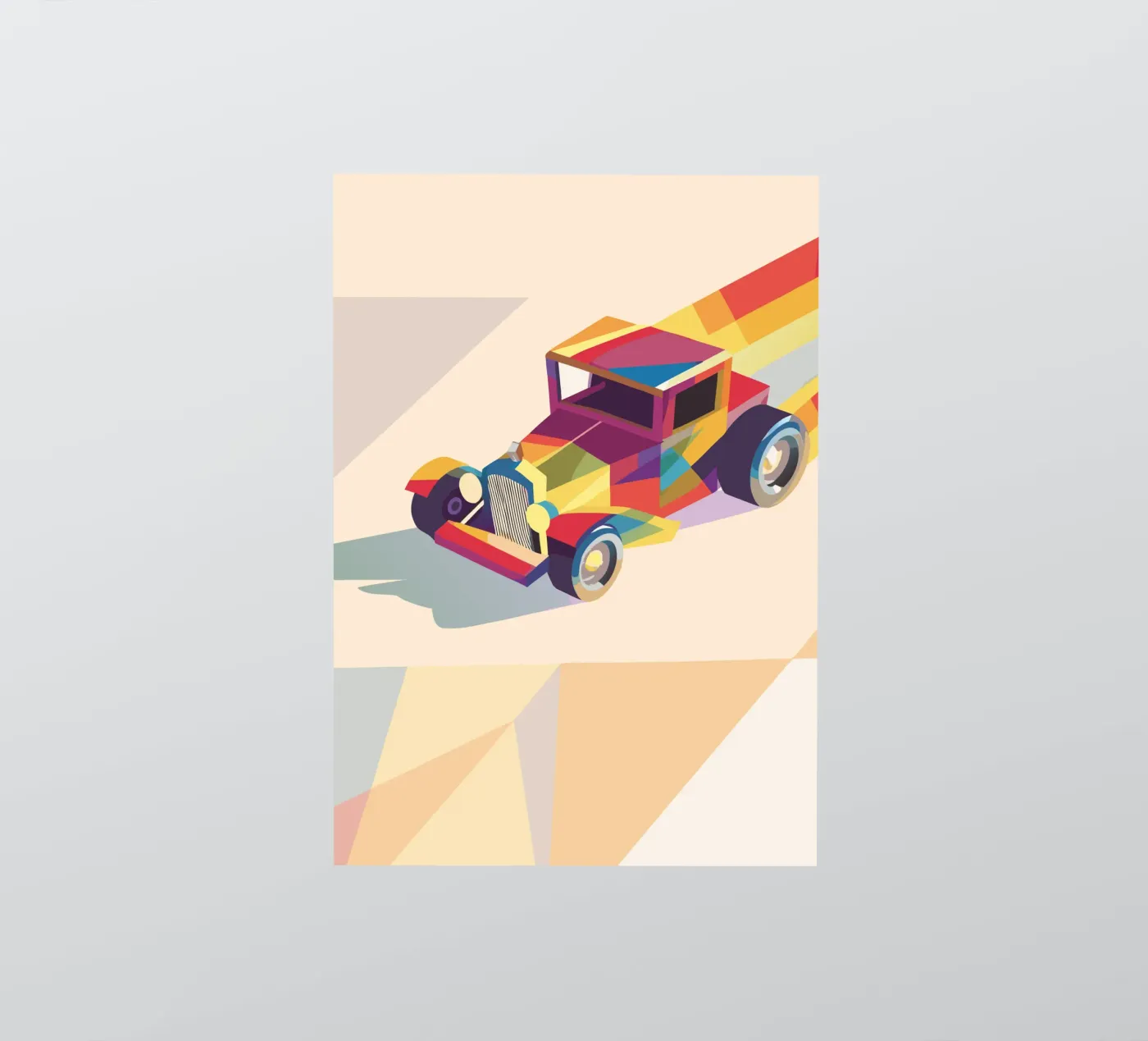 Classic Car Sticker von POLYGON SPECIAL